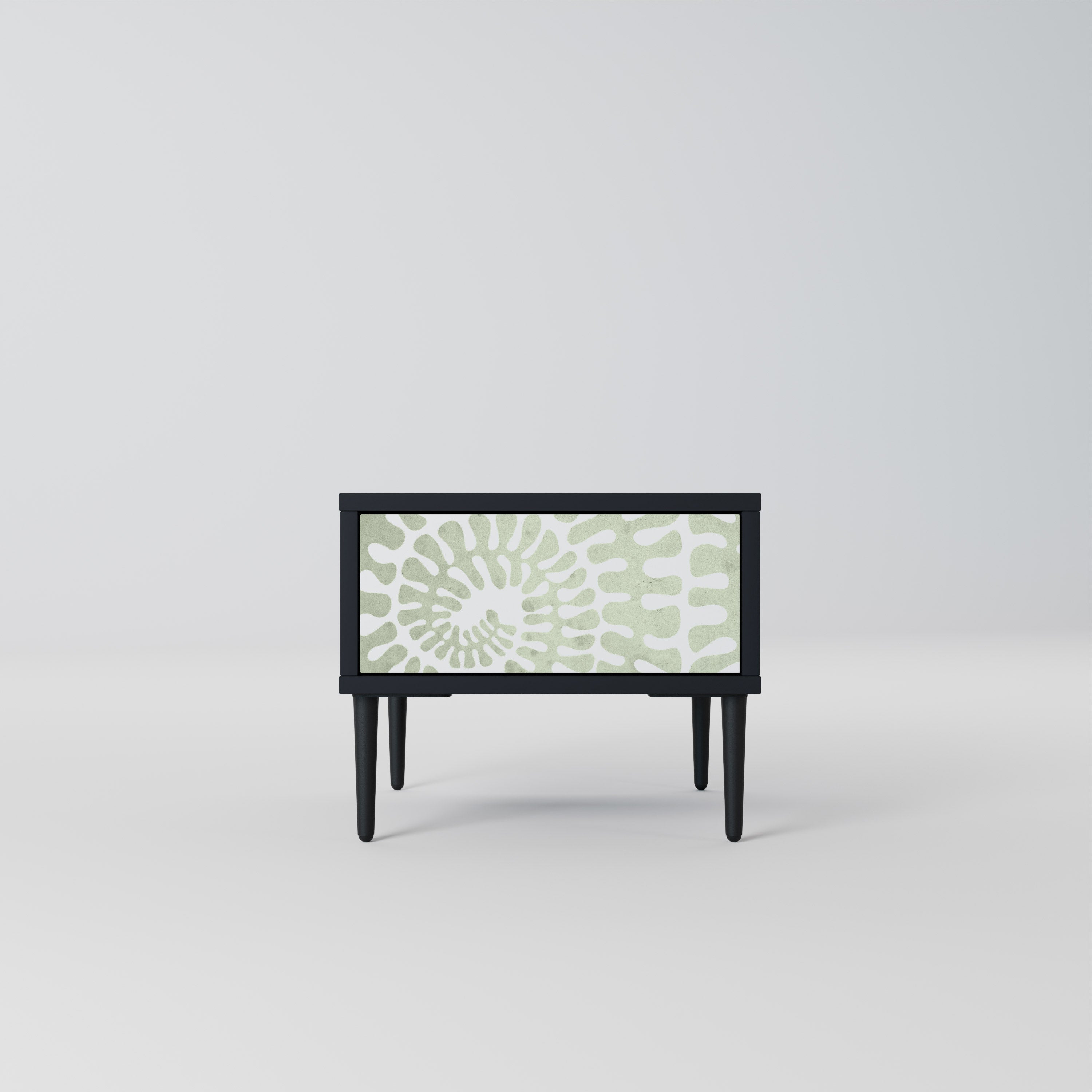 HELIX DANCE Nightstand in Black Finish