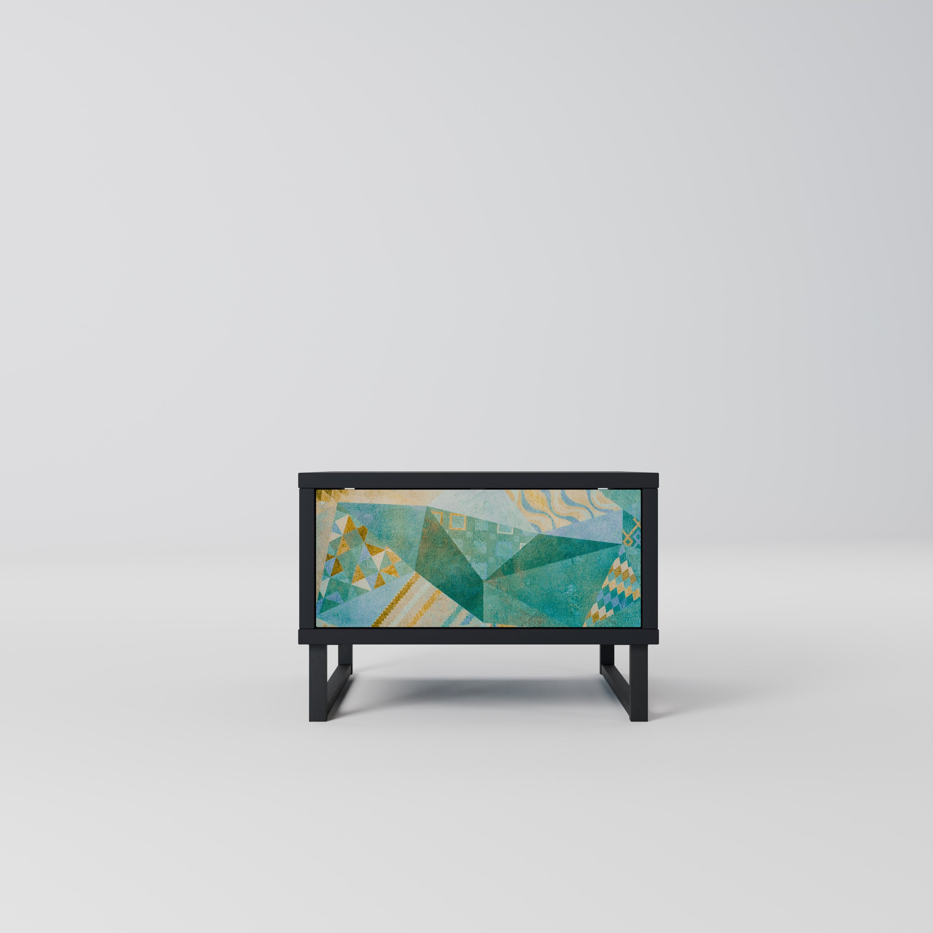 SPECTRUM SPLENDOR Nightstand in Black Finish