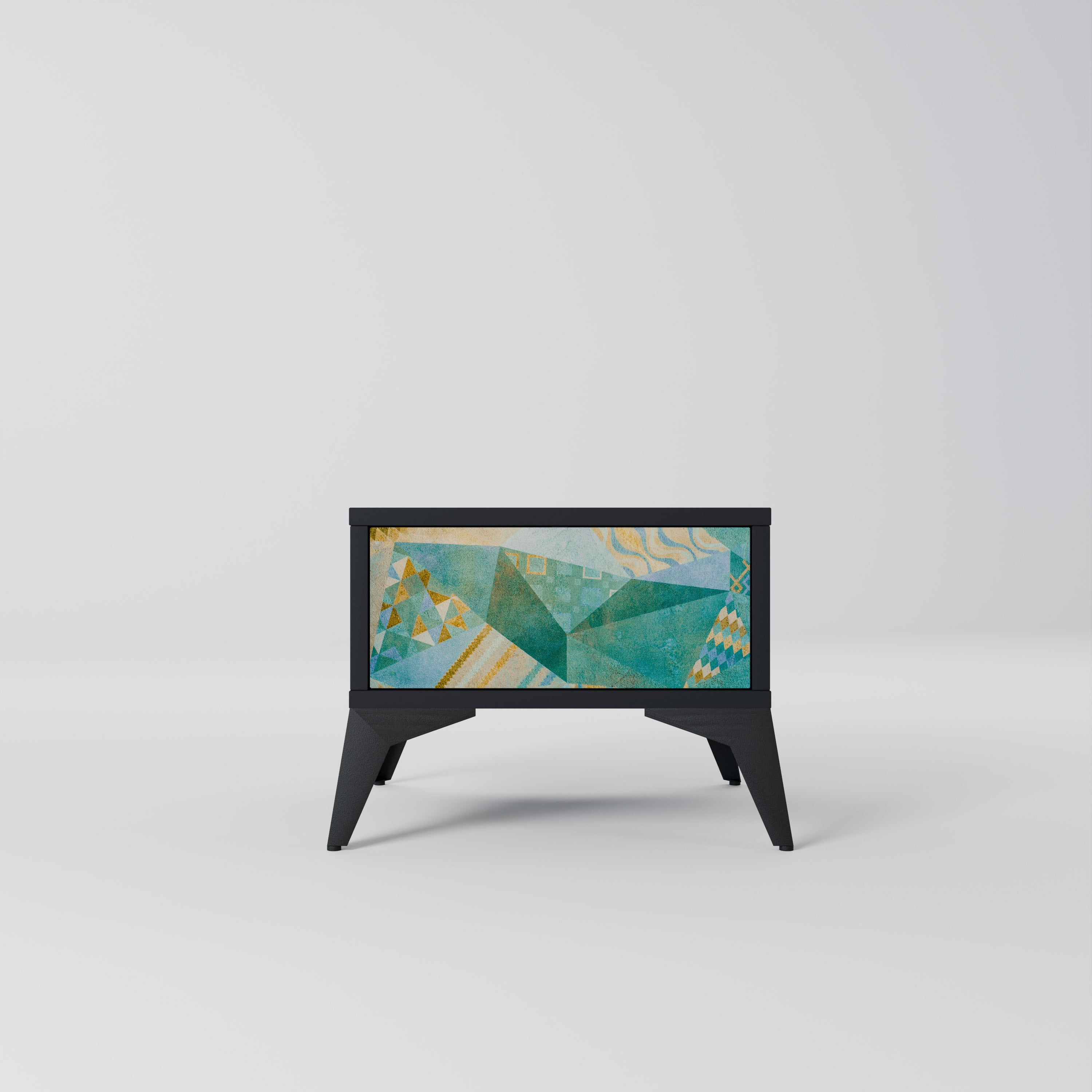 SPECTRUM SPLENDOR Nightstand in Black Finish