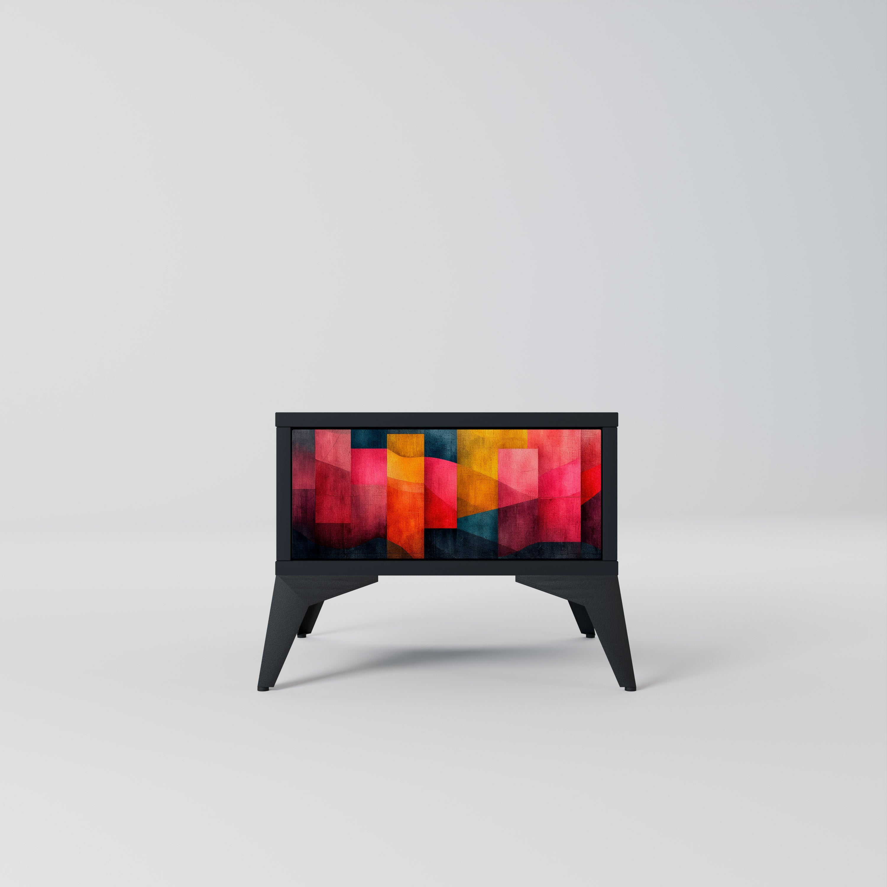 COLORFUL SOUNDS Nightstand in Black Finish
