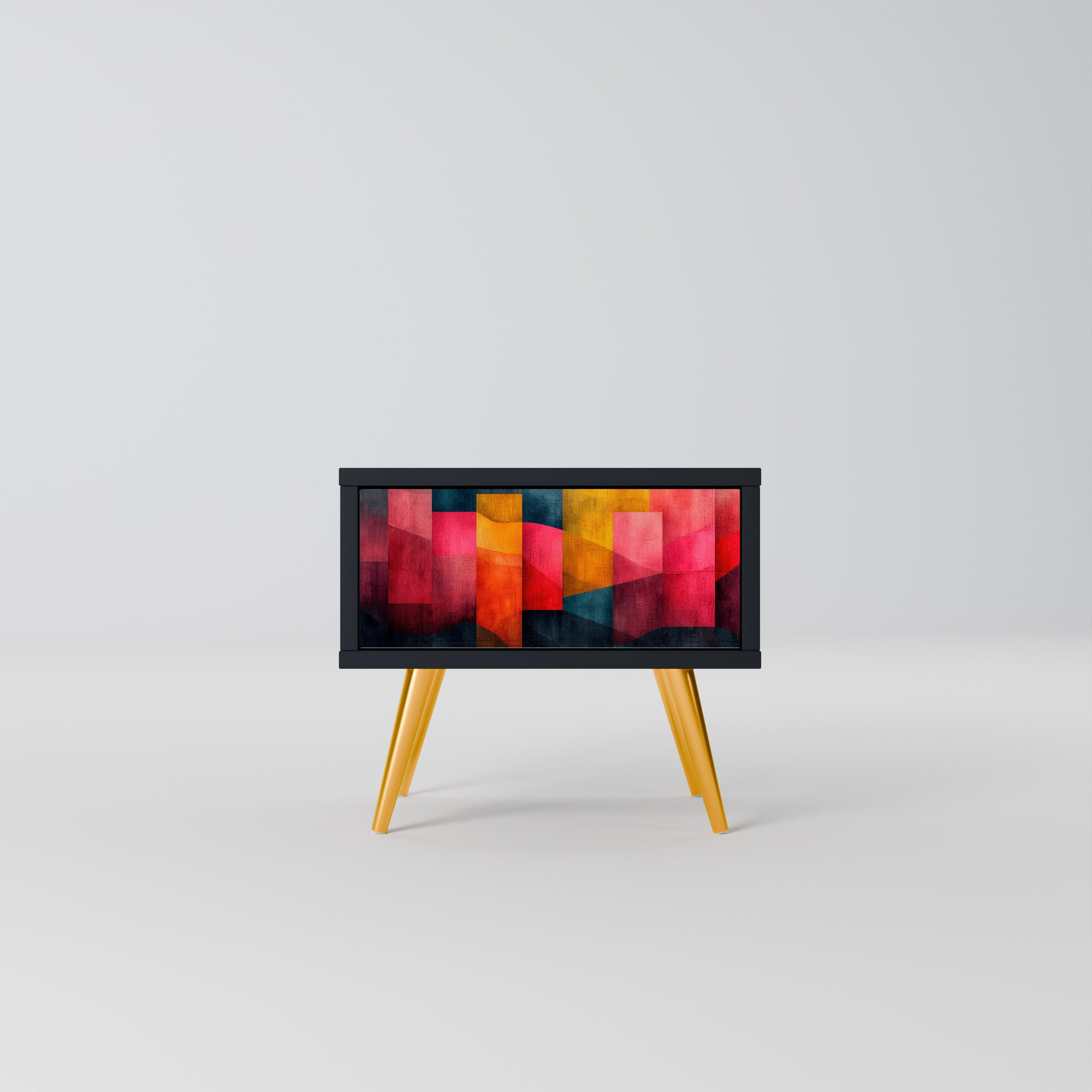 COLORFUL SOUNDS Nightstand in Black Finish