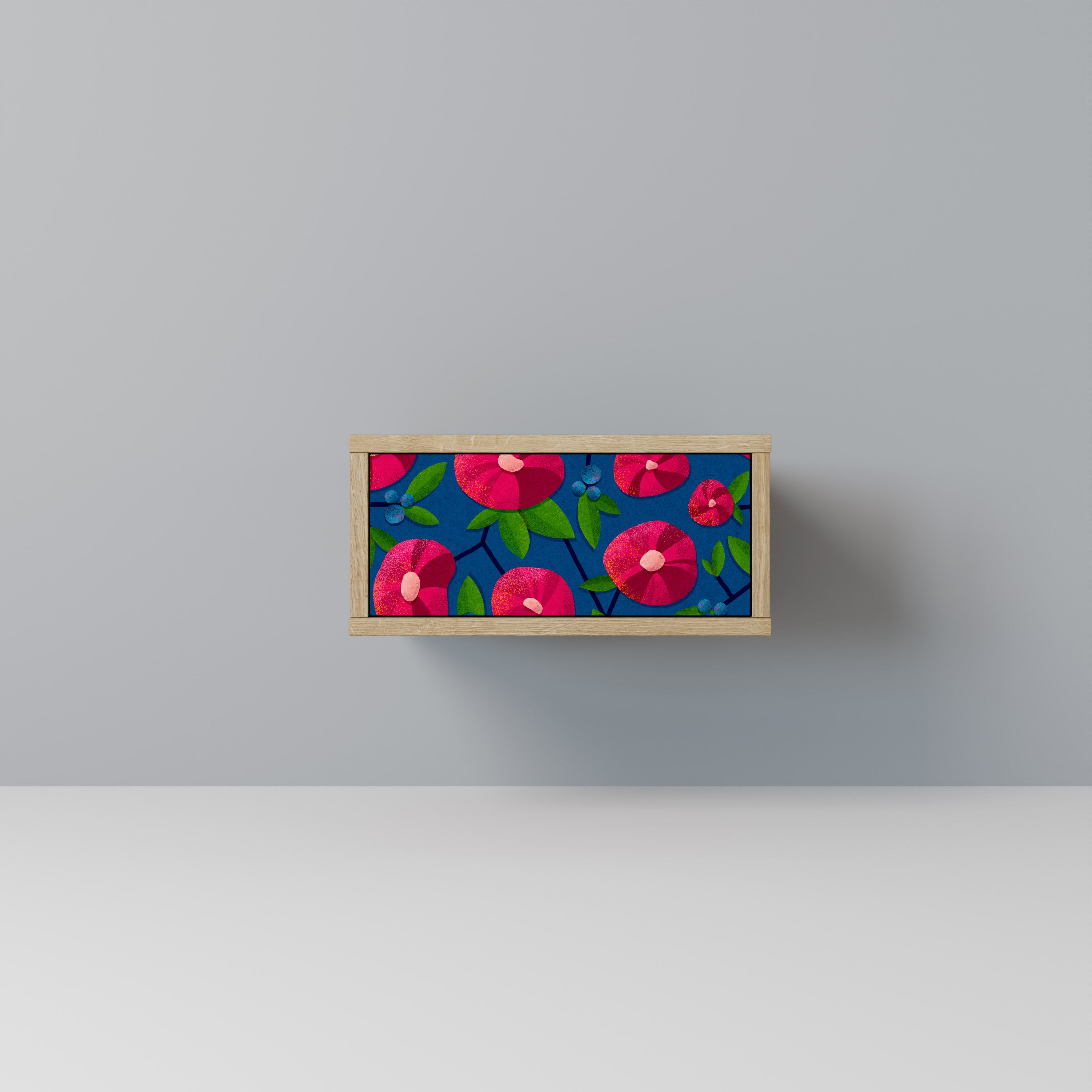 SPRING THOUGHTS Nightstand in Oak Effect