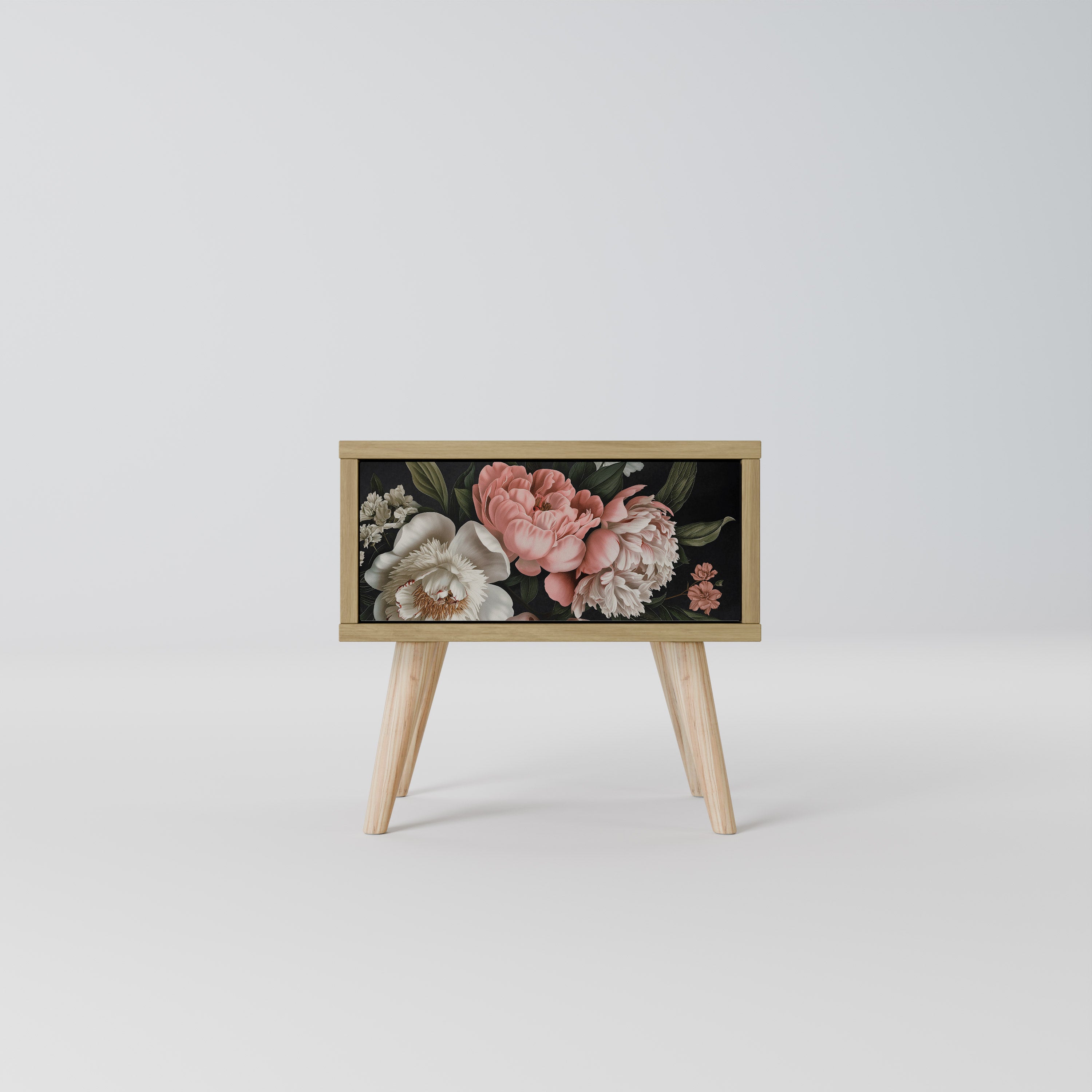 Mesita de noche LUSH ELEGANCE en efecto roble