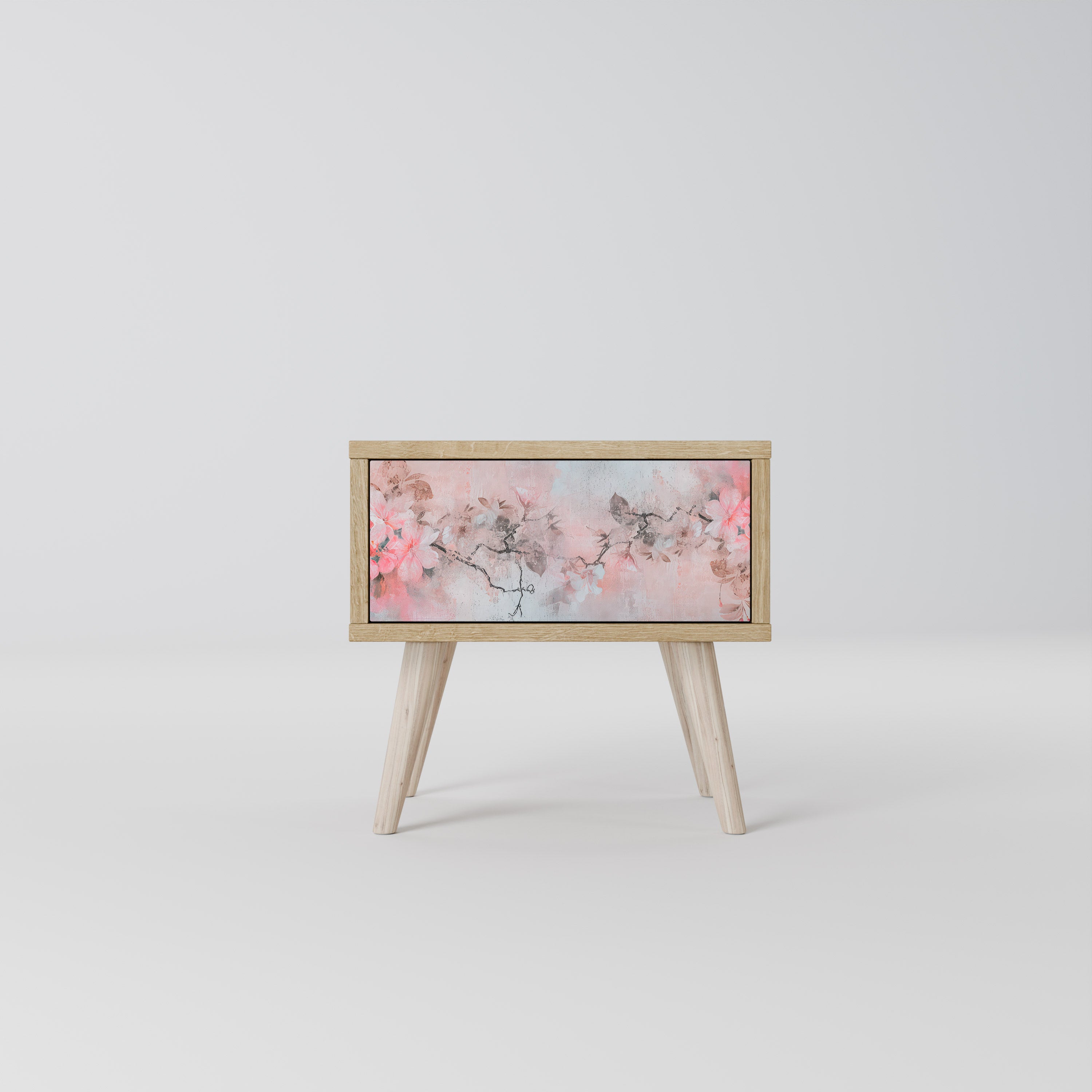 Mesita de noche CHERRY BLOSSOM efecto roble