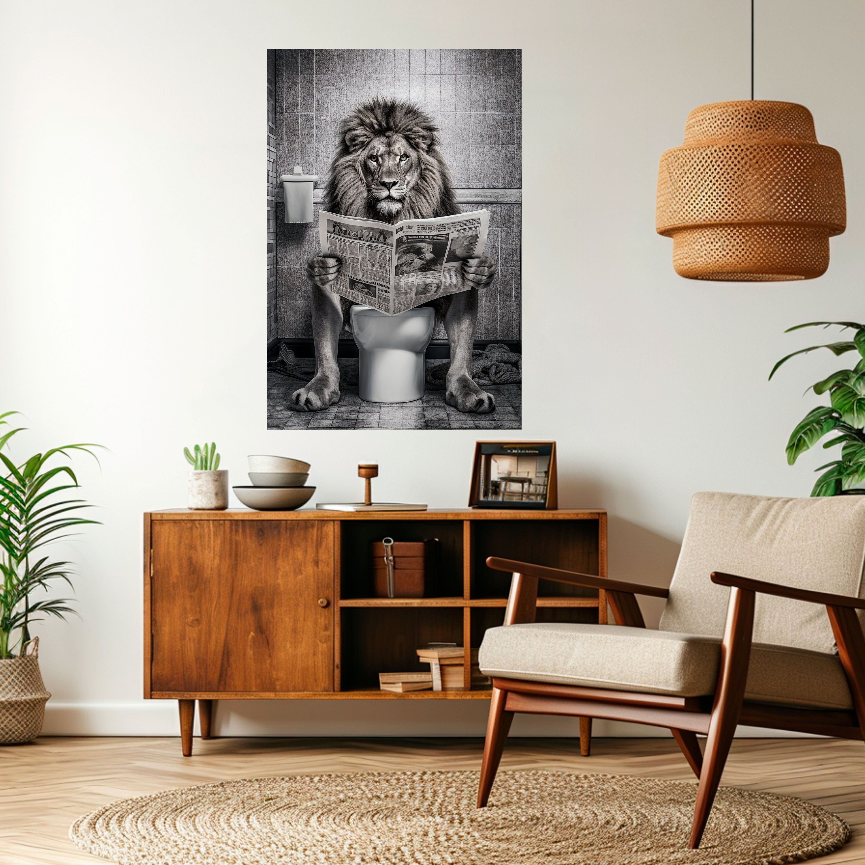 ROAR PRESS REVIEW Peel and Stick Vertical Poster