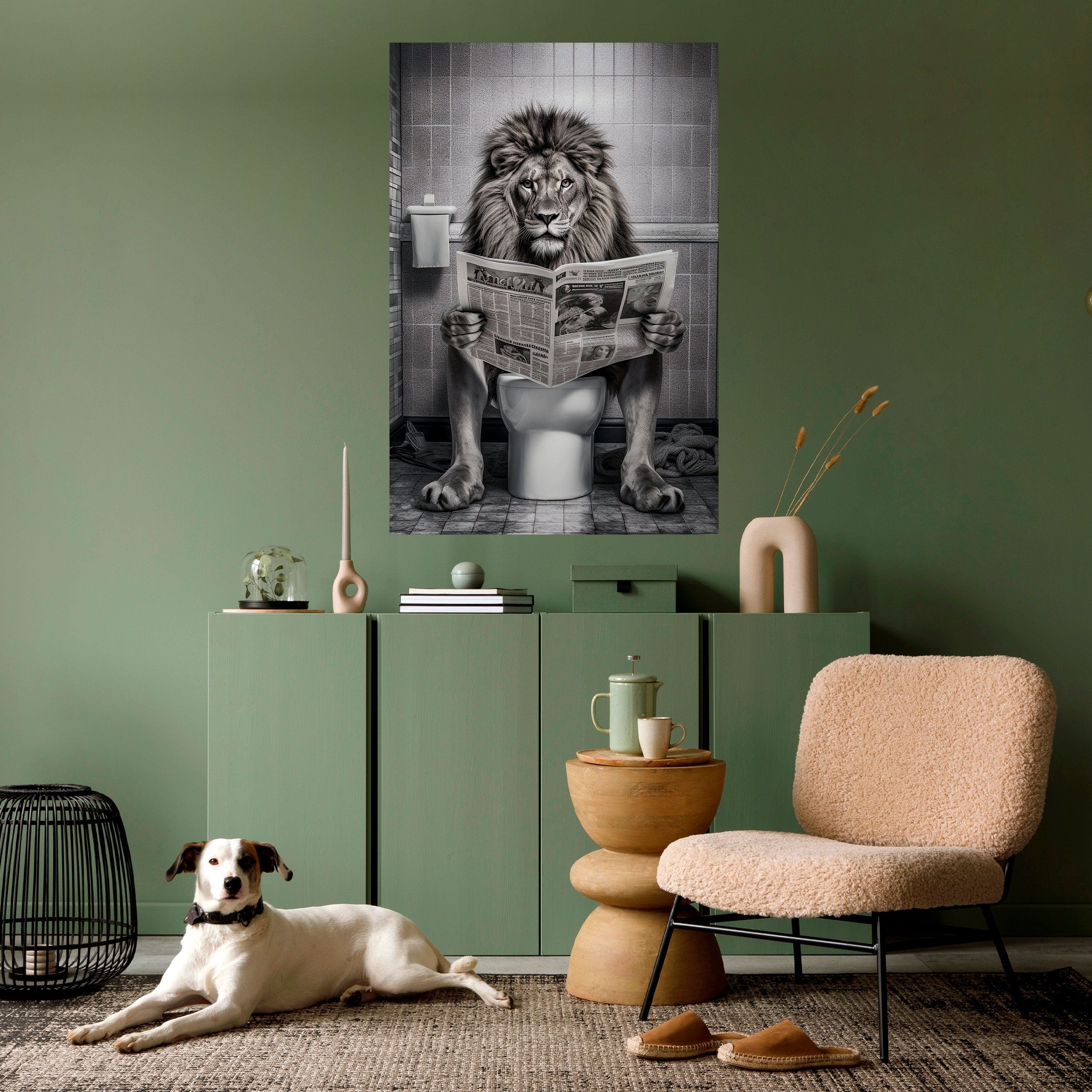 ROAR PRESS REVIEW Peel and Stick Vertical Poster