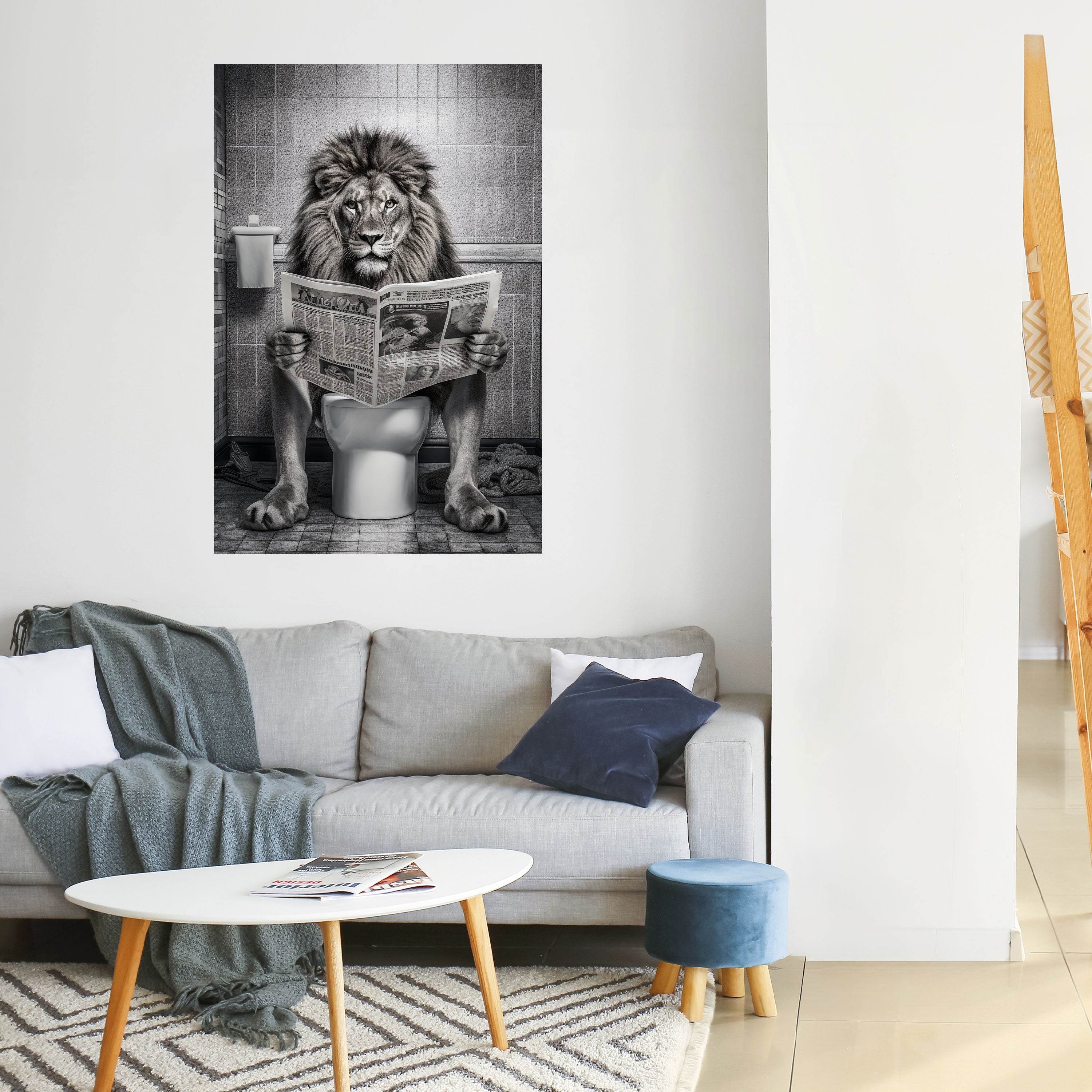 ROAR PRESS REVIEW Peel and Stick Vertical Poster