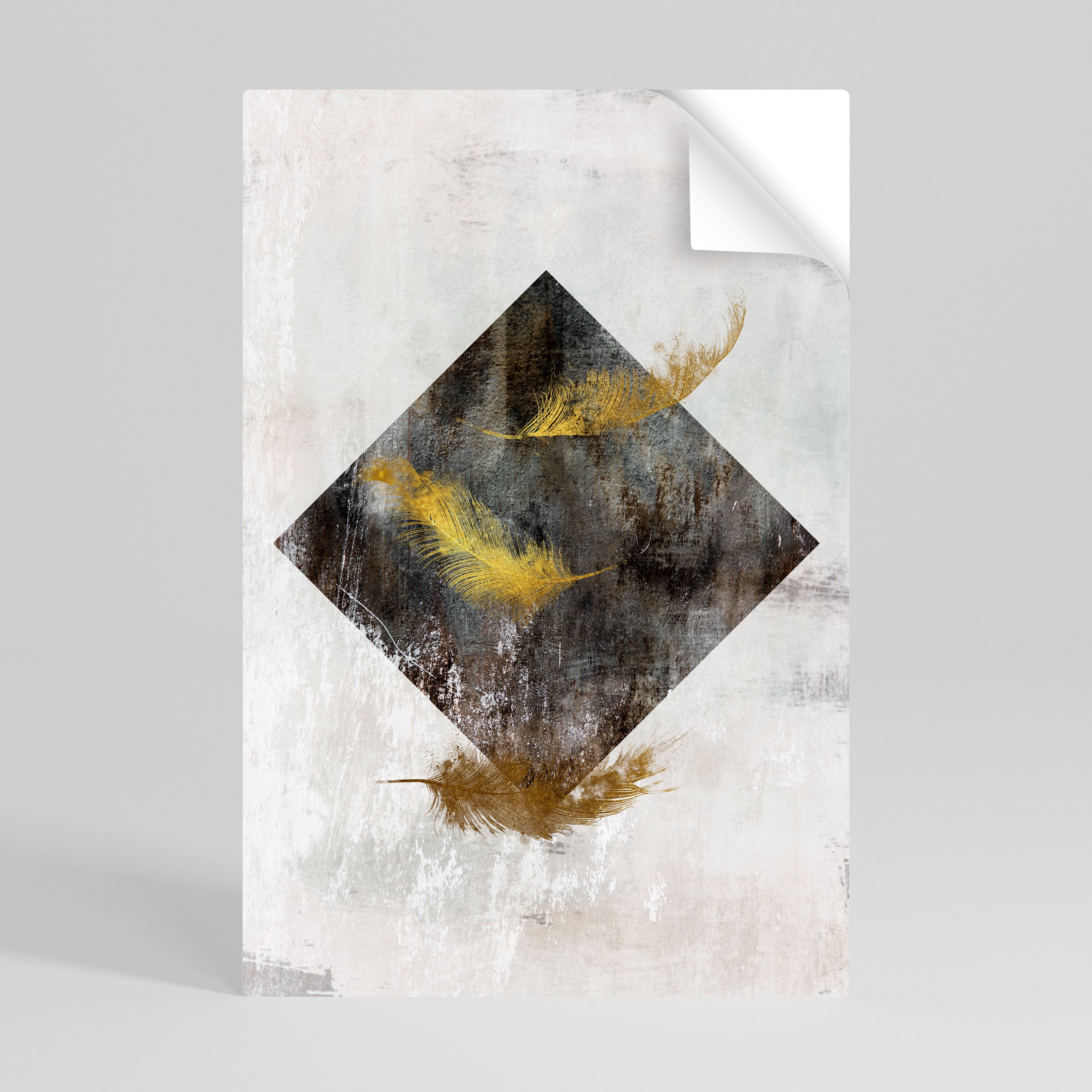 FALLING LIGHTNESS Peel and Stick Vertical Poster