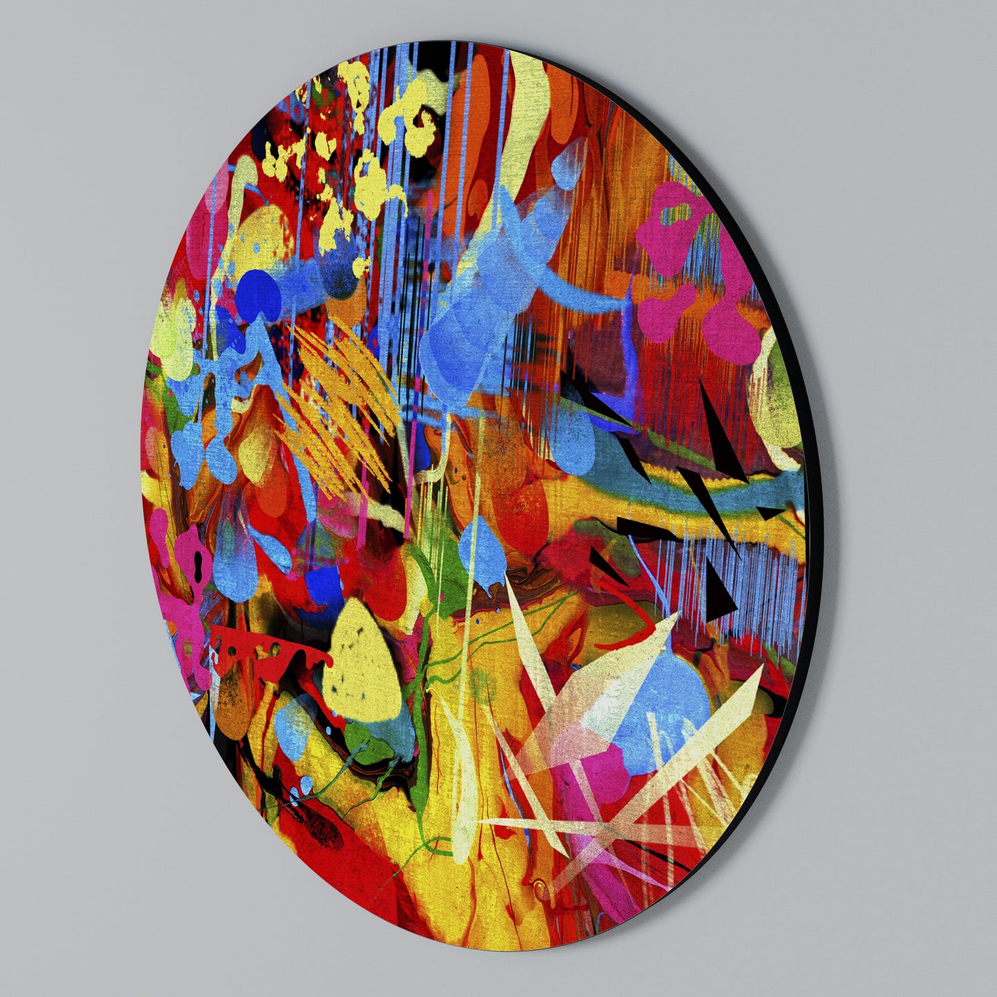 ABSTRACT RHAPSODY Arte de pared redondo