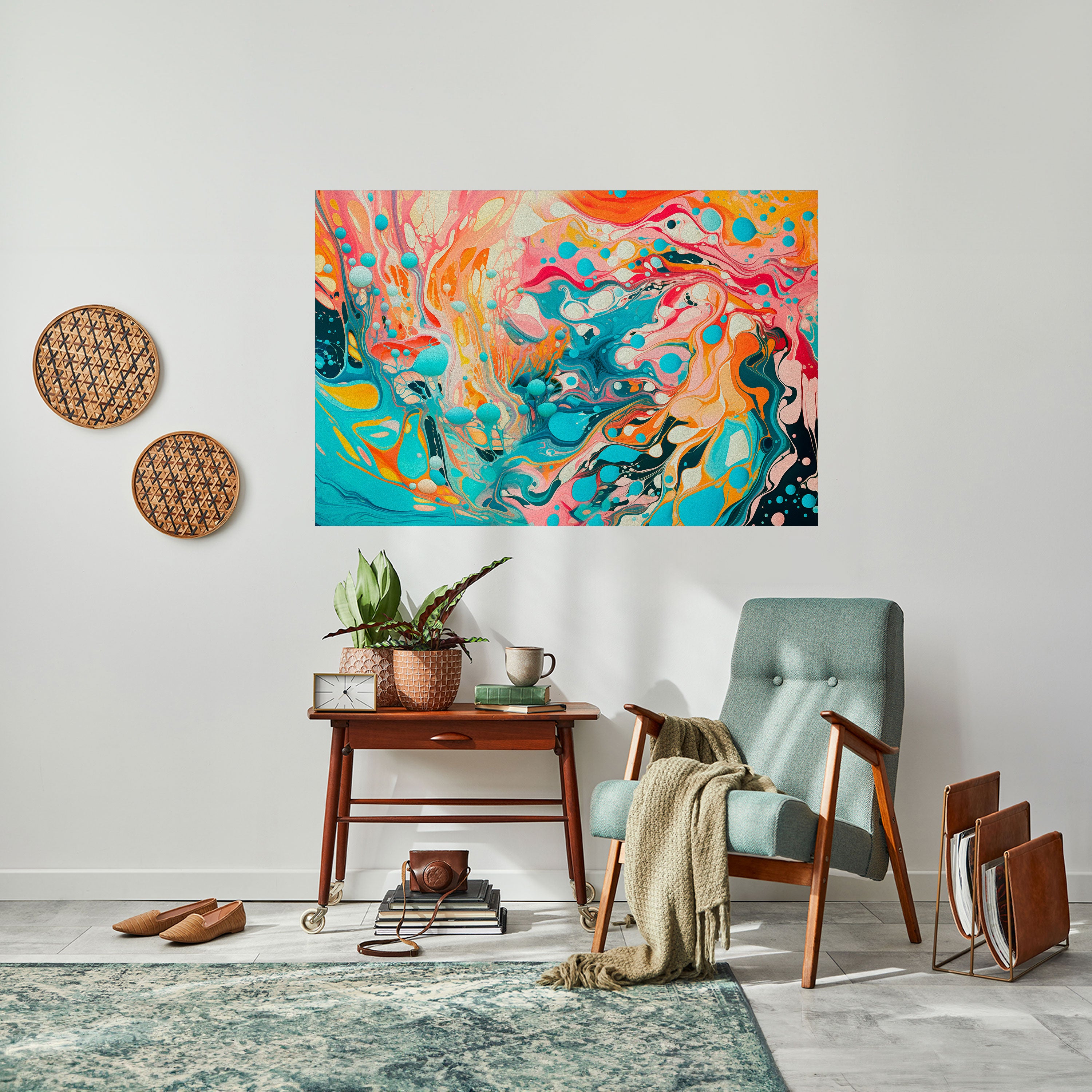 ARTISTIC ALCHEMY Peel and Stick Horizontal Poster