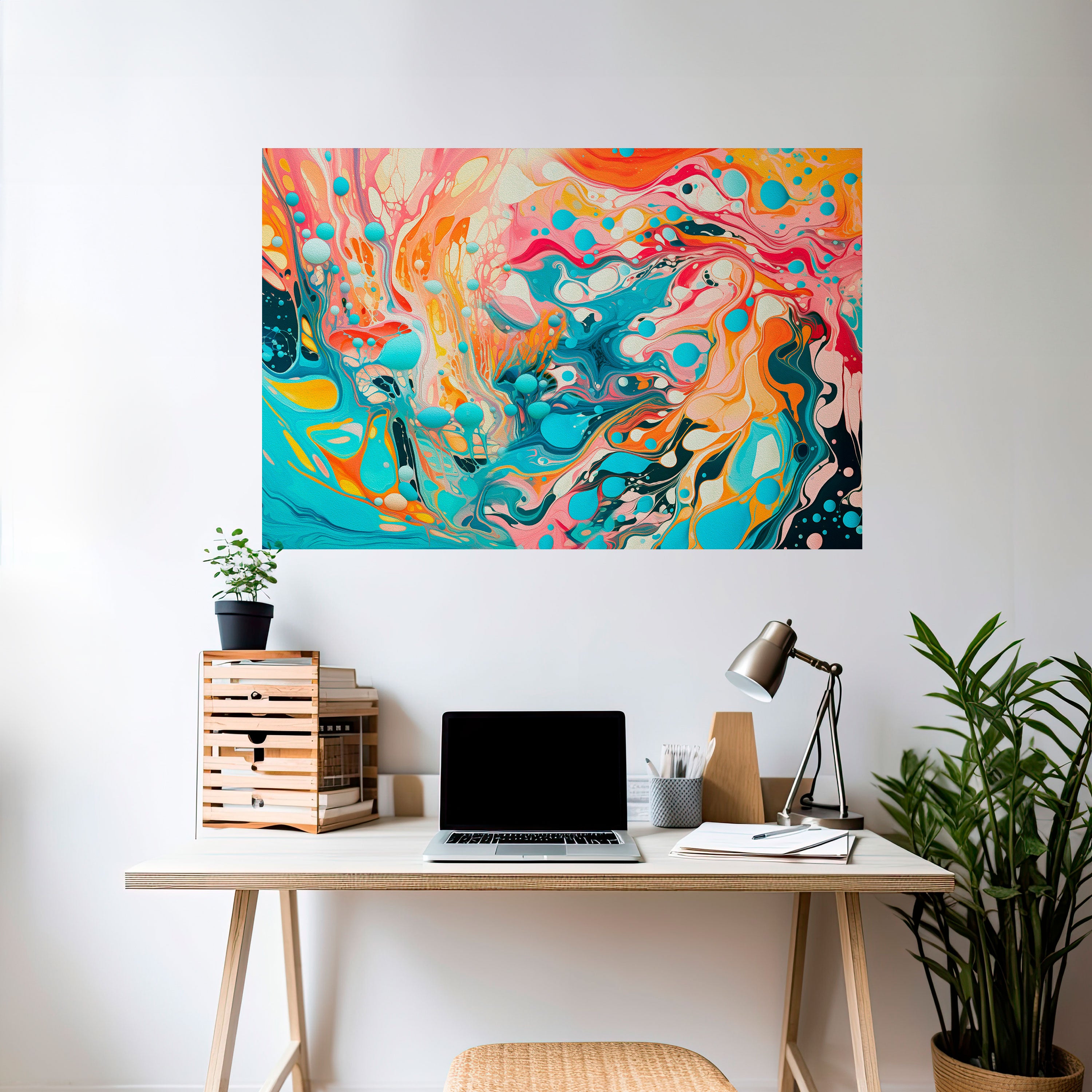 ARTISTIC ALCHEMY Peel and Stick Horizontal Poster