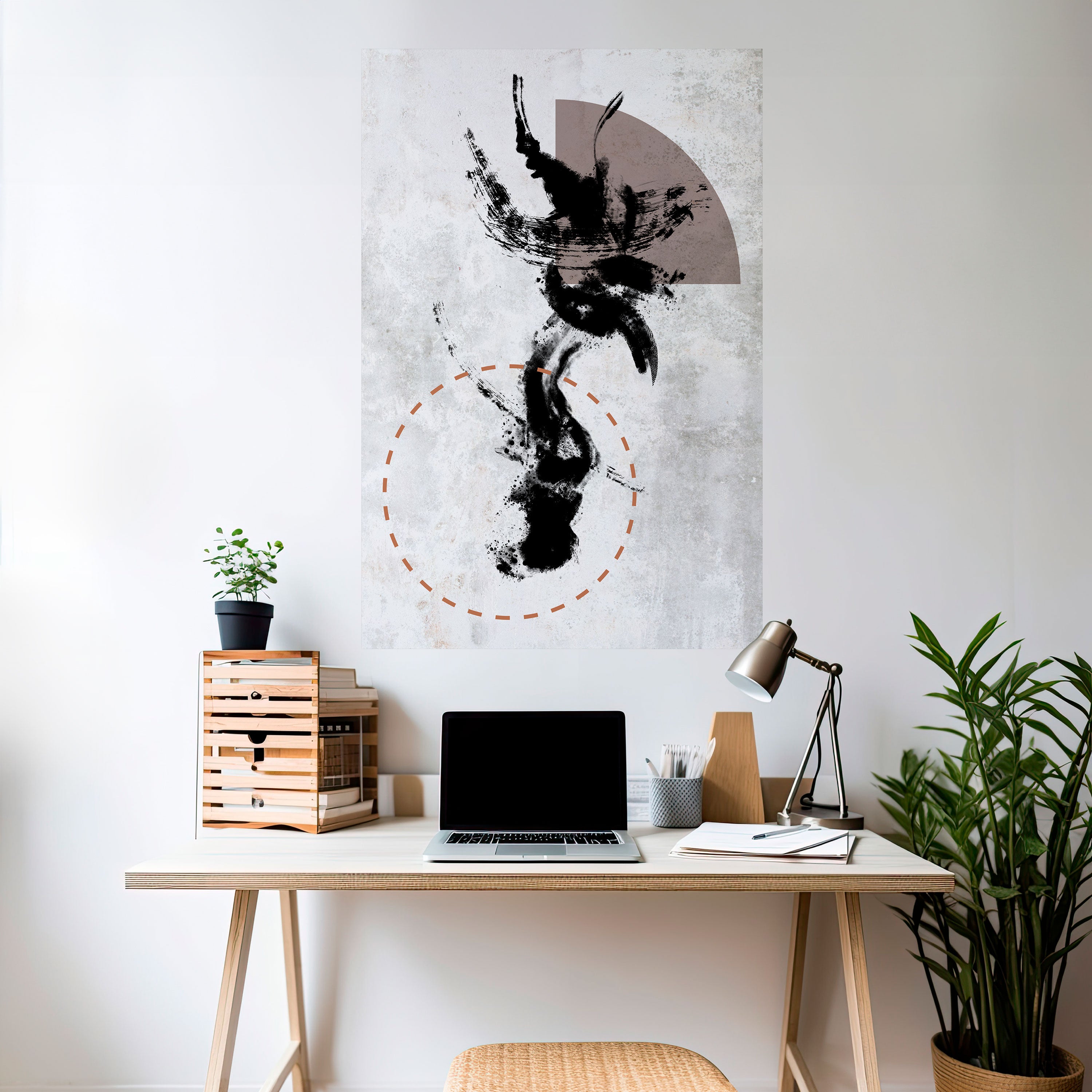 STAINS OF INTROSPECTION Peel and Stick Vertical Poster