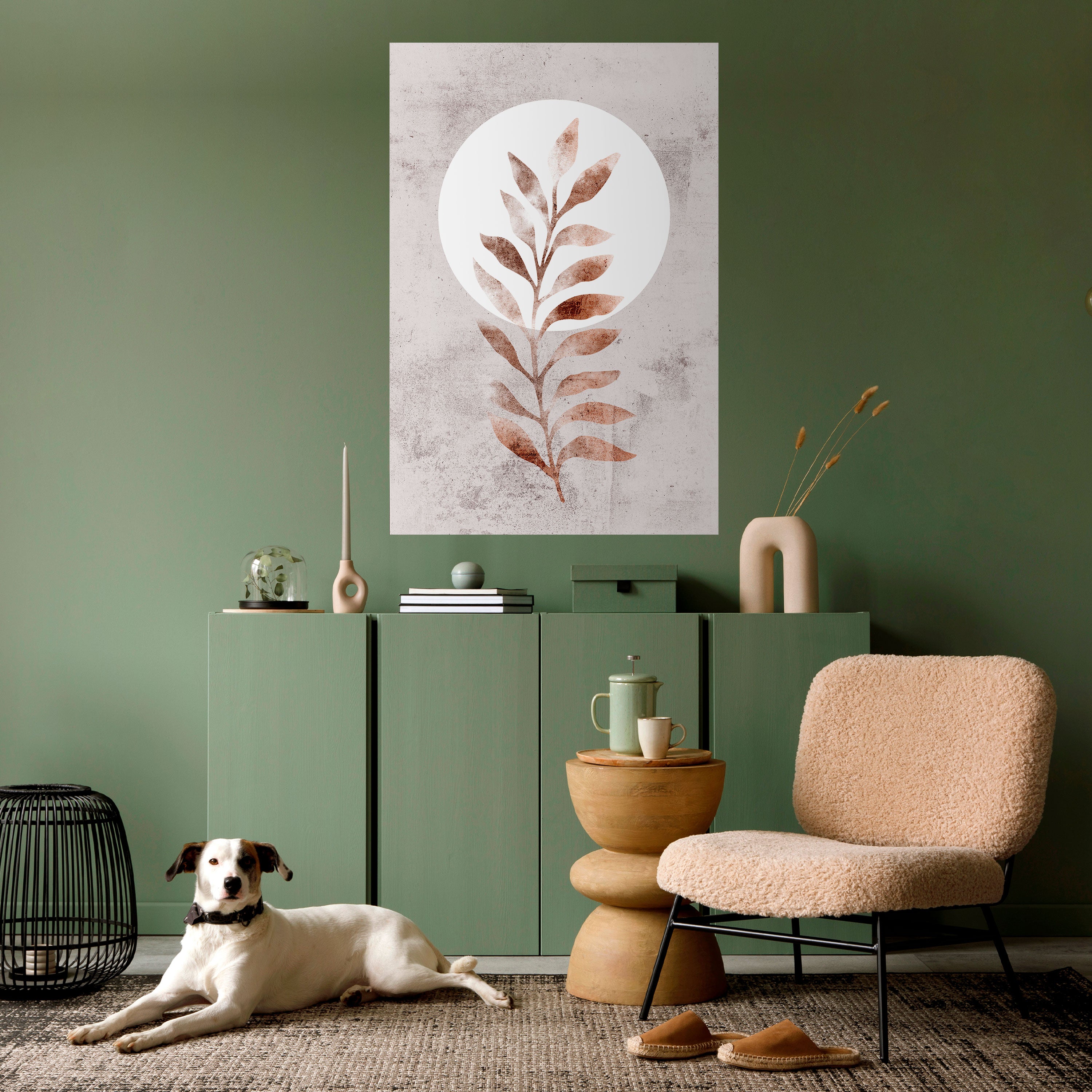 LEAF RADIANCE Peel and Stick Vertical Poster