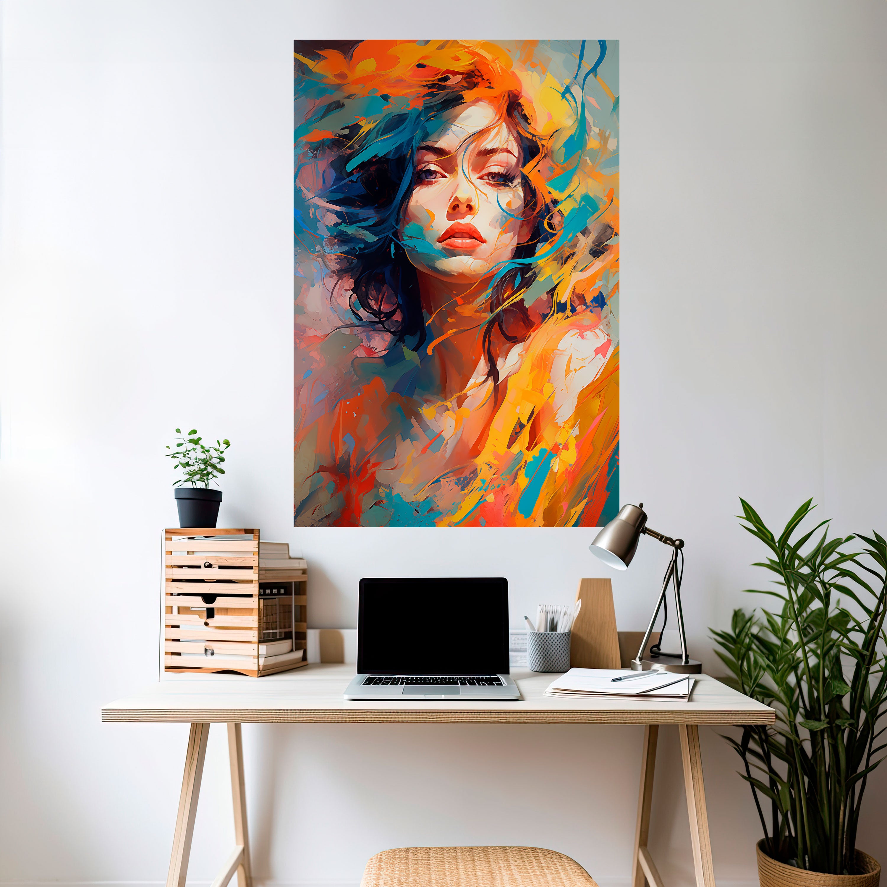CHROMA CHARM Peel and Stick Vertical Poster