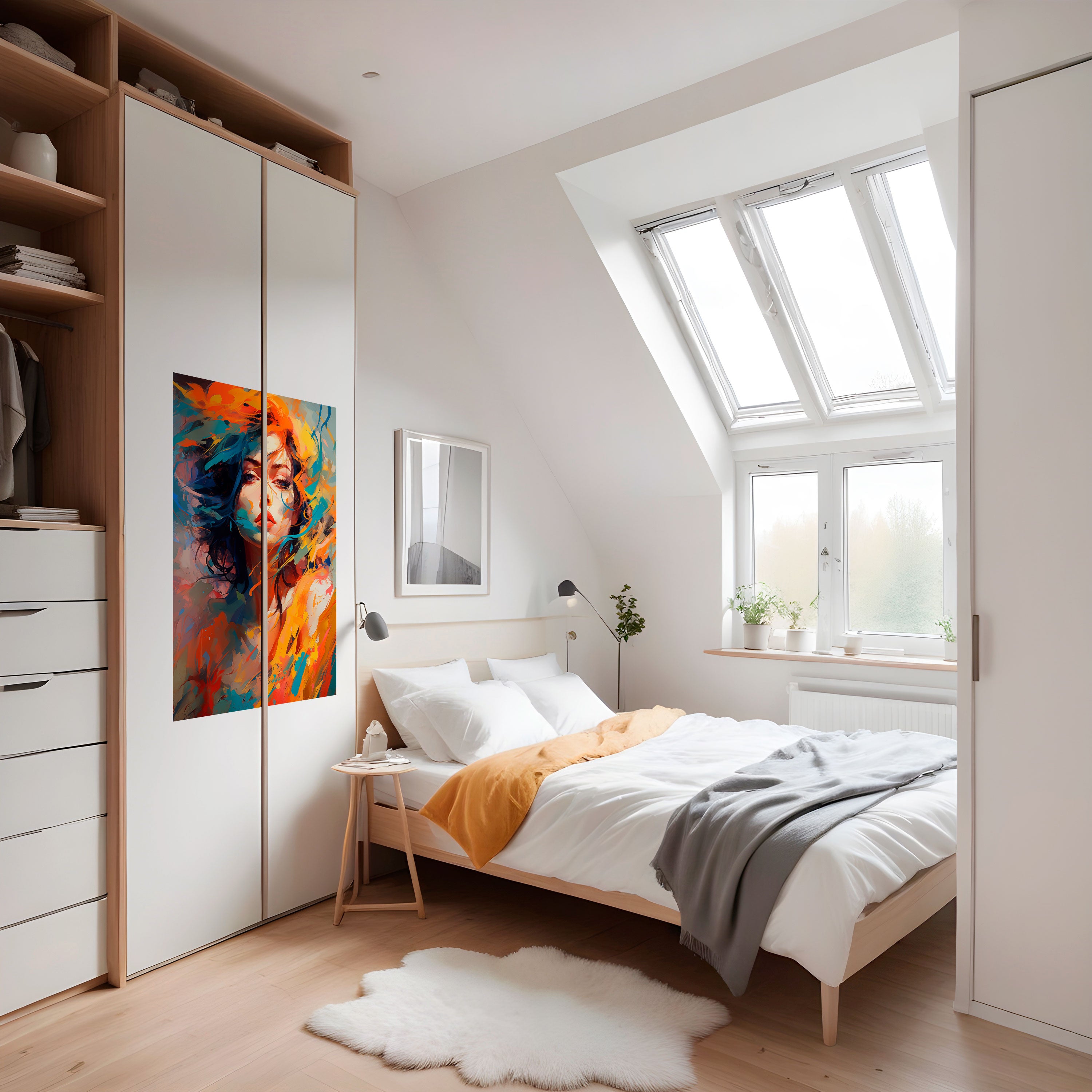 CHROMA CHARM Peel and Stick Vertical Poster