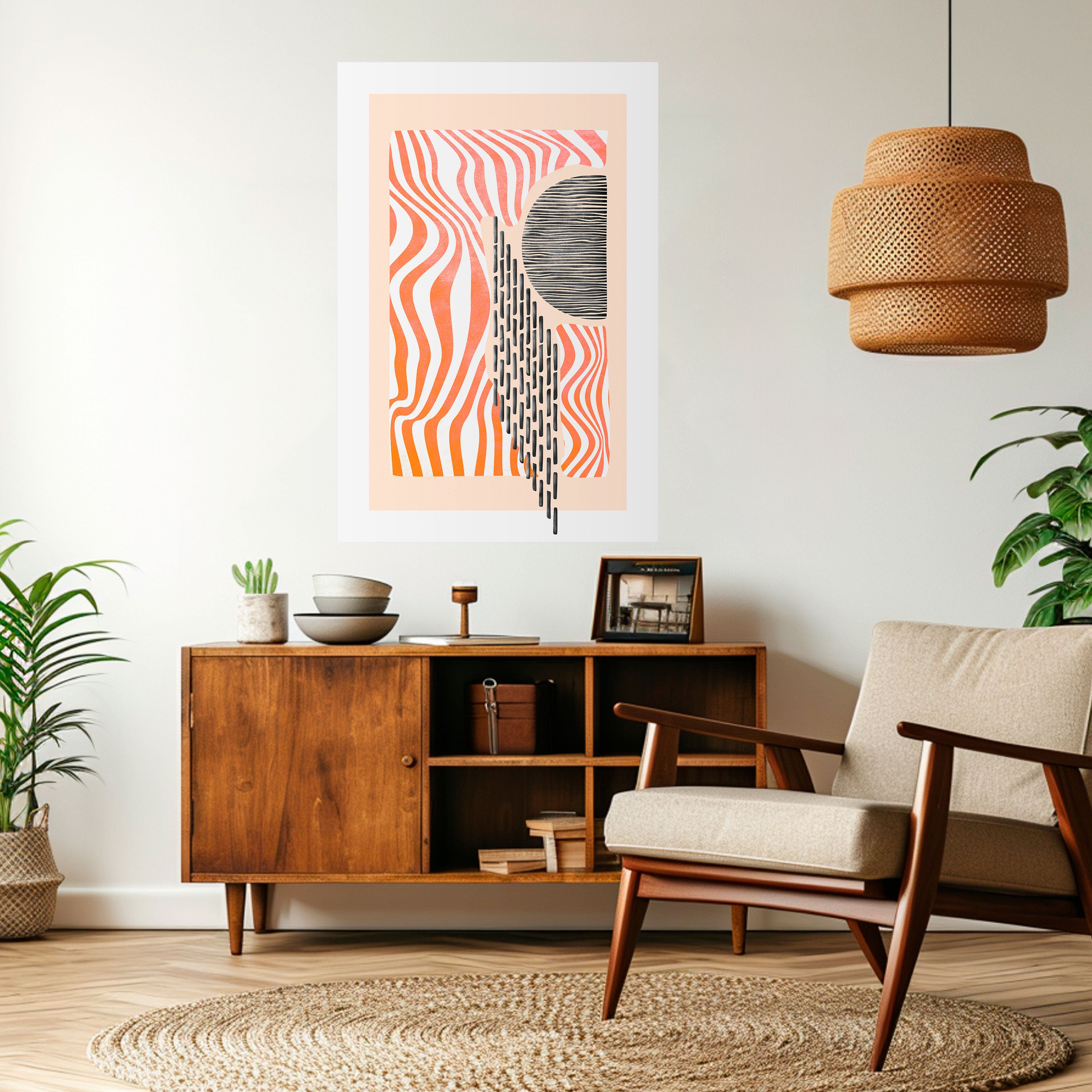 SUBLIME SYNTHESIS Peel and Stick Vertical Poster