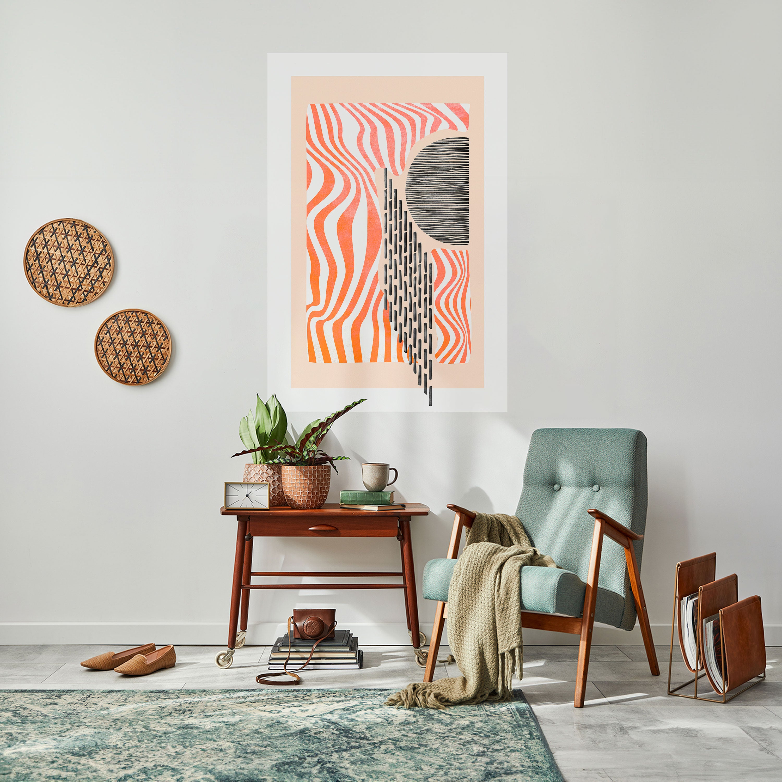 SUBLIME SYNTHESIS Peel and Stick Vertical Poster