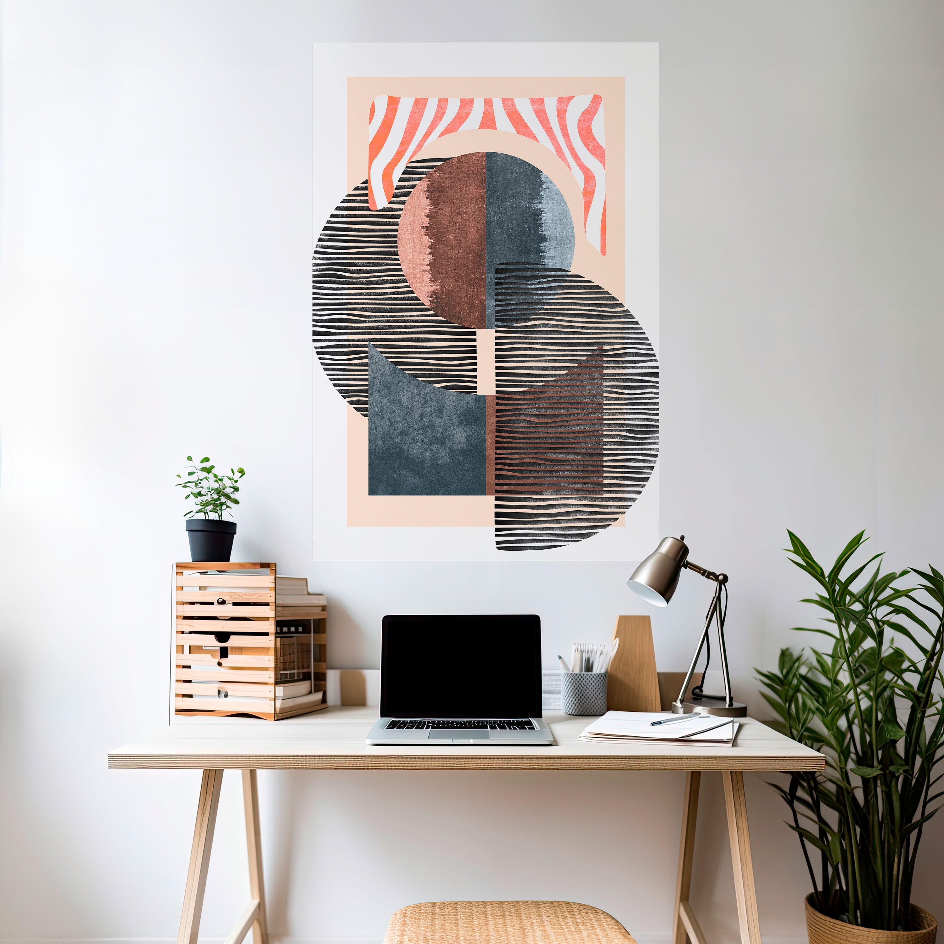 WHISPERS OF FORM Peel and Stick Vertical Poster