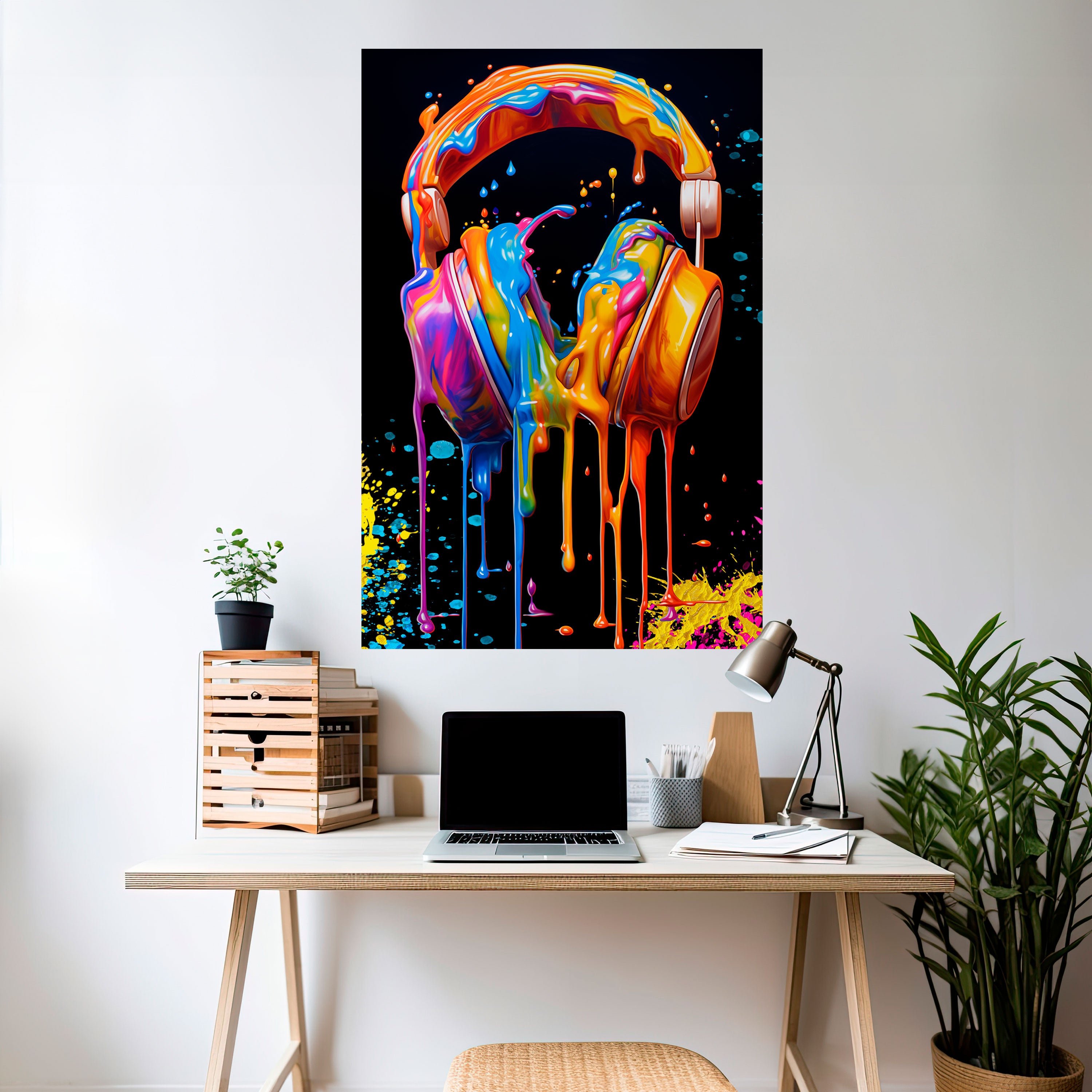 MUSIC IS MY EXTASY Peel and Stick Vertical Poster