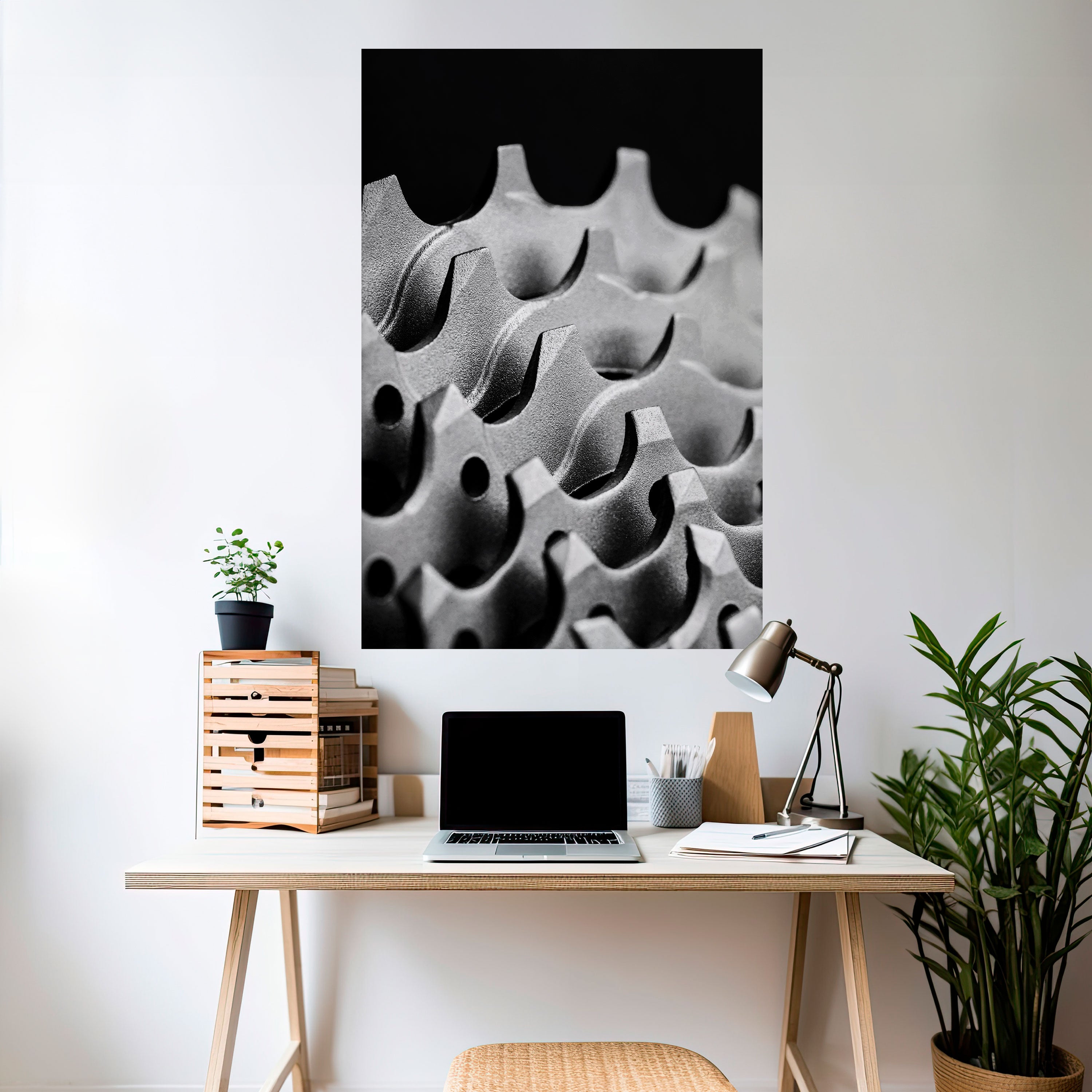 GEARSCAPE SYMPHONY Peel and Stick Vertical Poster