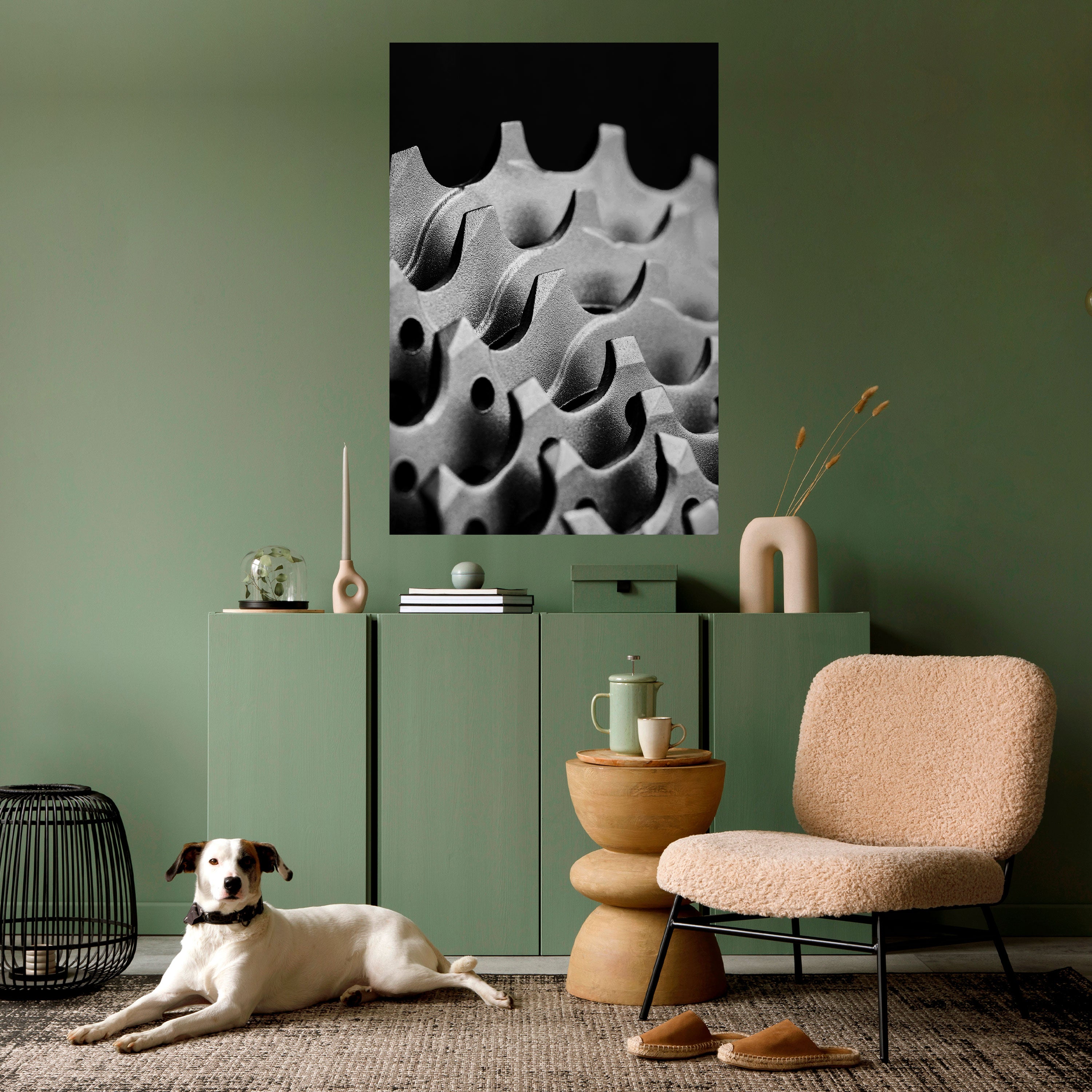 GEARSCAPE SYMPHONY Peel and Stick Vertical Poster