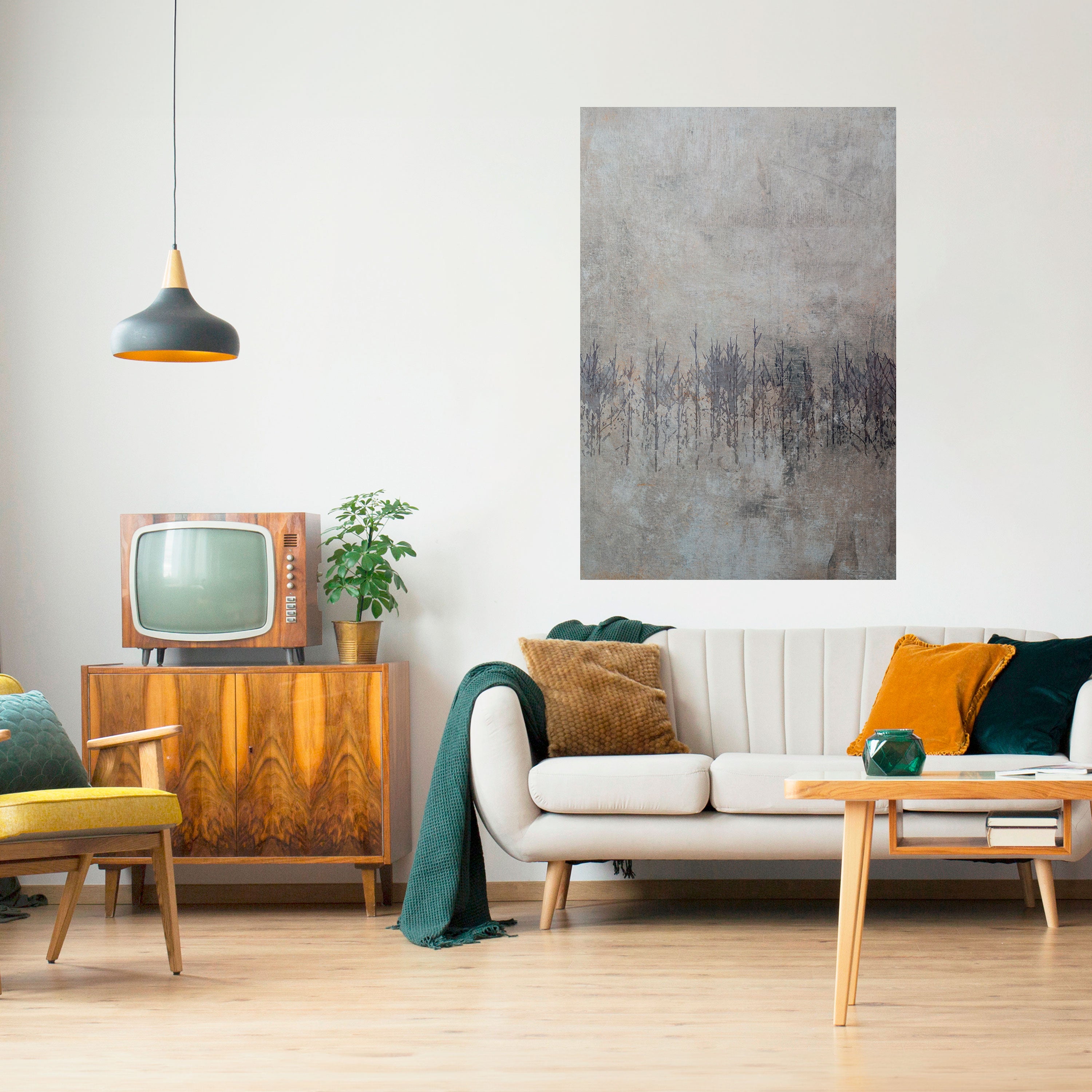 GHOSTS OF NATURE Peel and Stick Vertical Poster