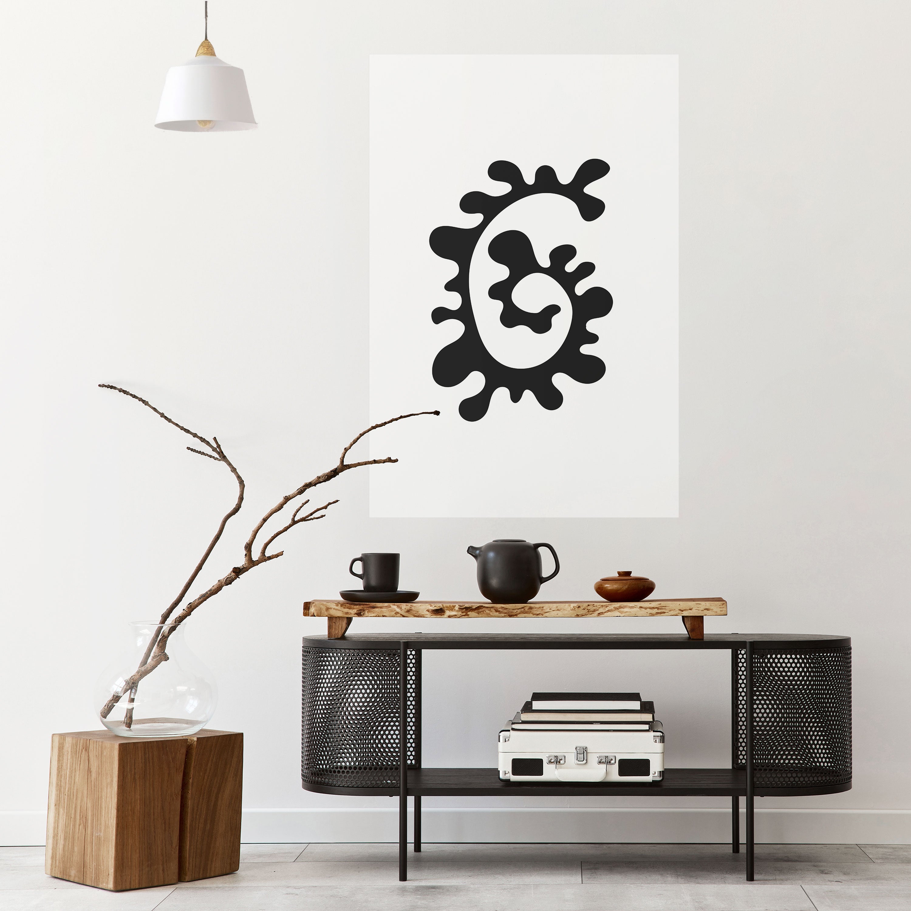 THE BLEND OF YESTERDAY Peel and Stick Vertical Poster