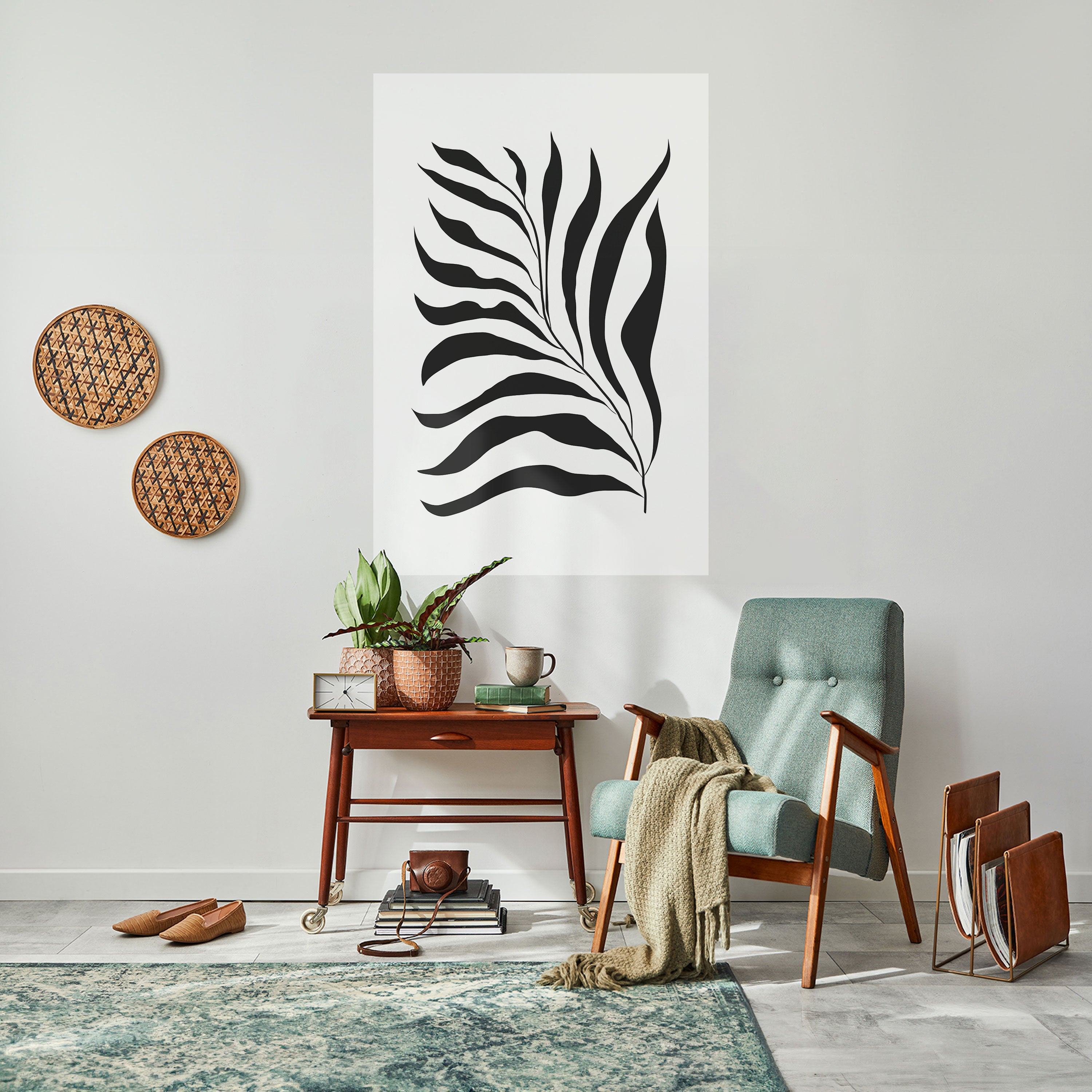SHADOW PLANT Peel and Stick Vertical Poster