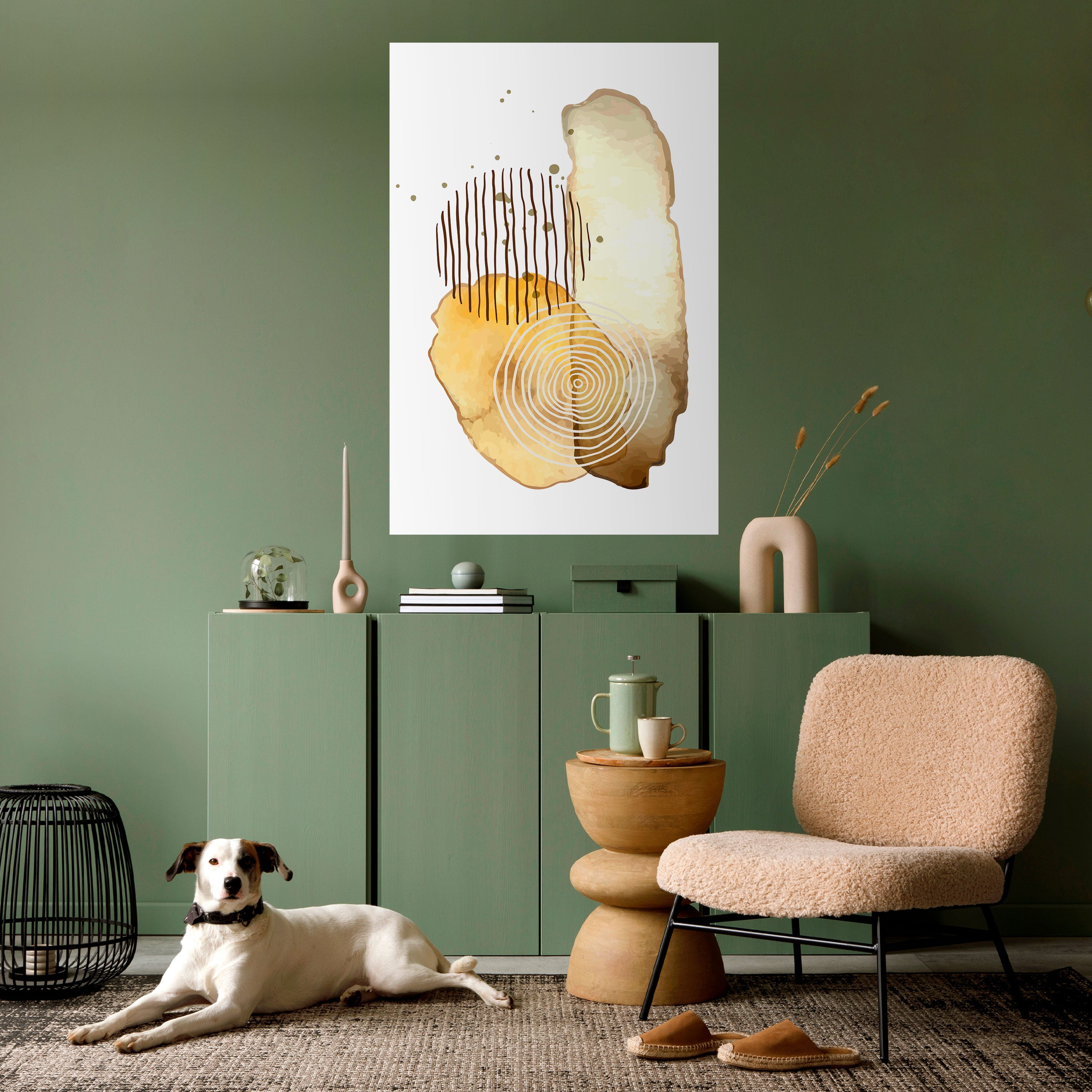 TRANSCENDENT TONES Peel and Stick Vertical Poster