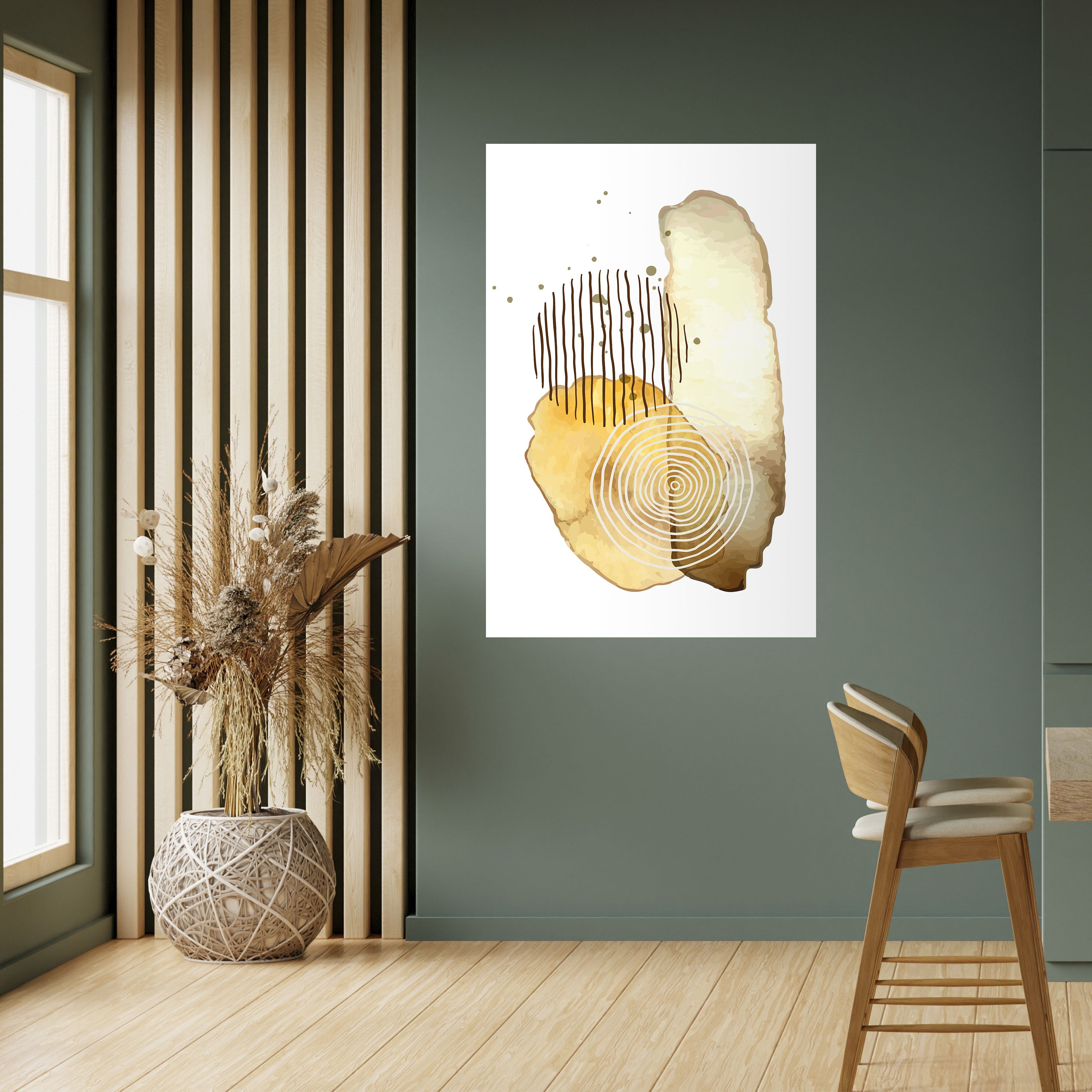 TRANSCENDENT TONES Peel and Stick Vertical Poster