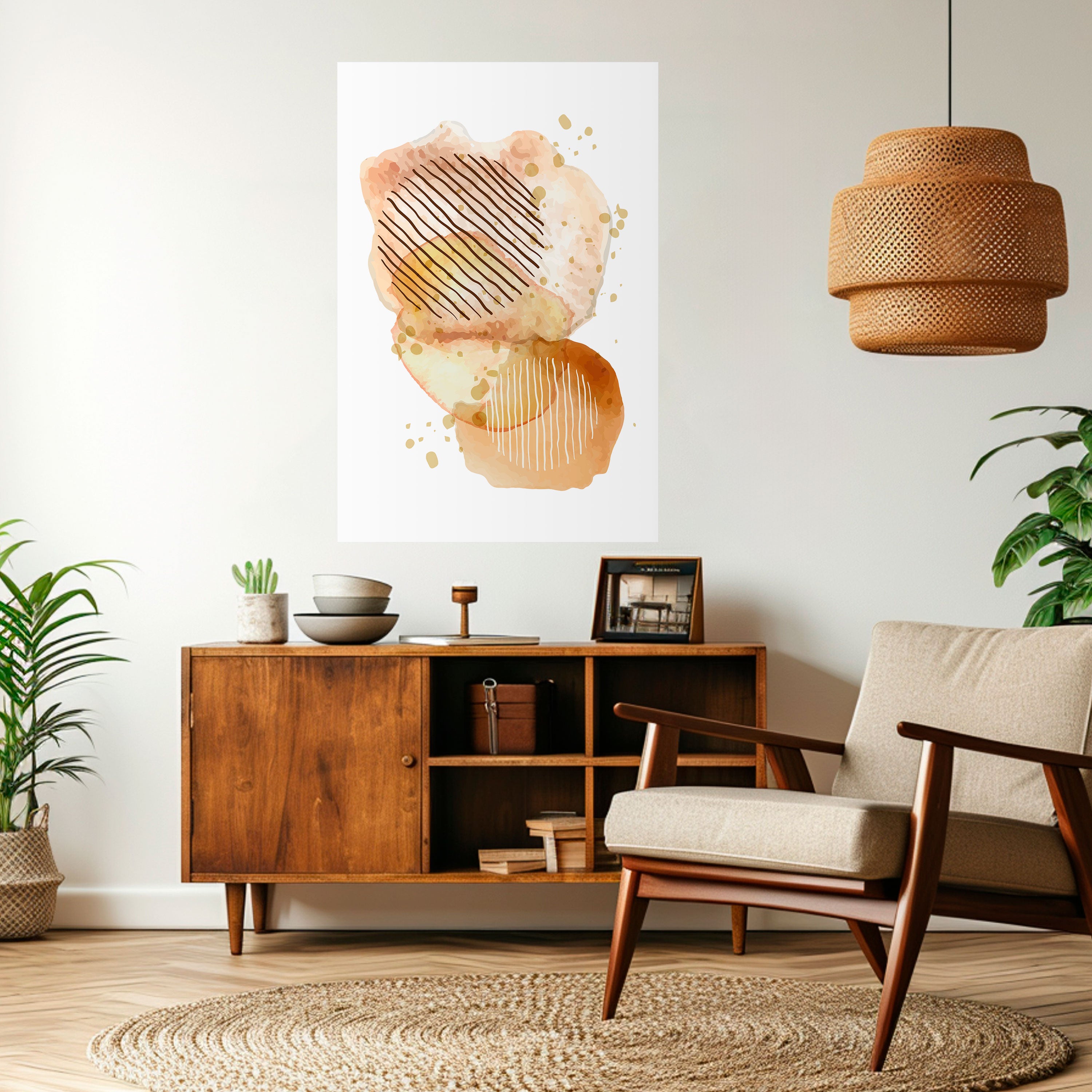 TRANSCENDENTAL HARMONY Peel and Stick Vertical Poster