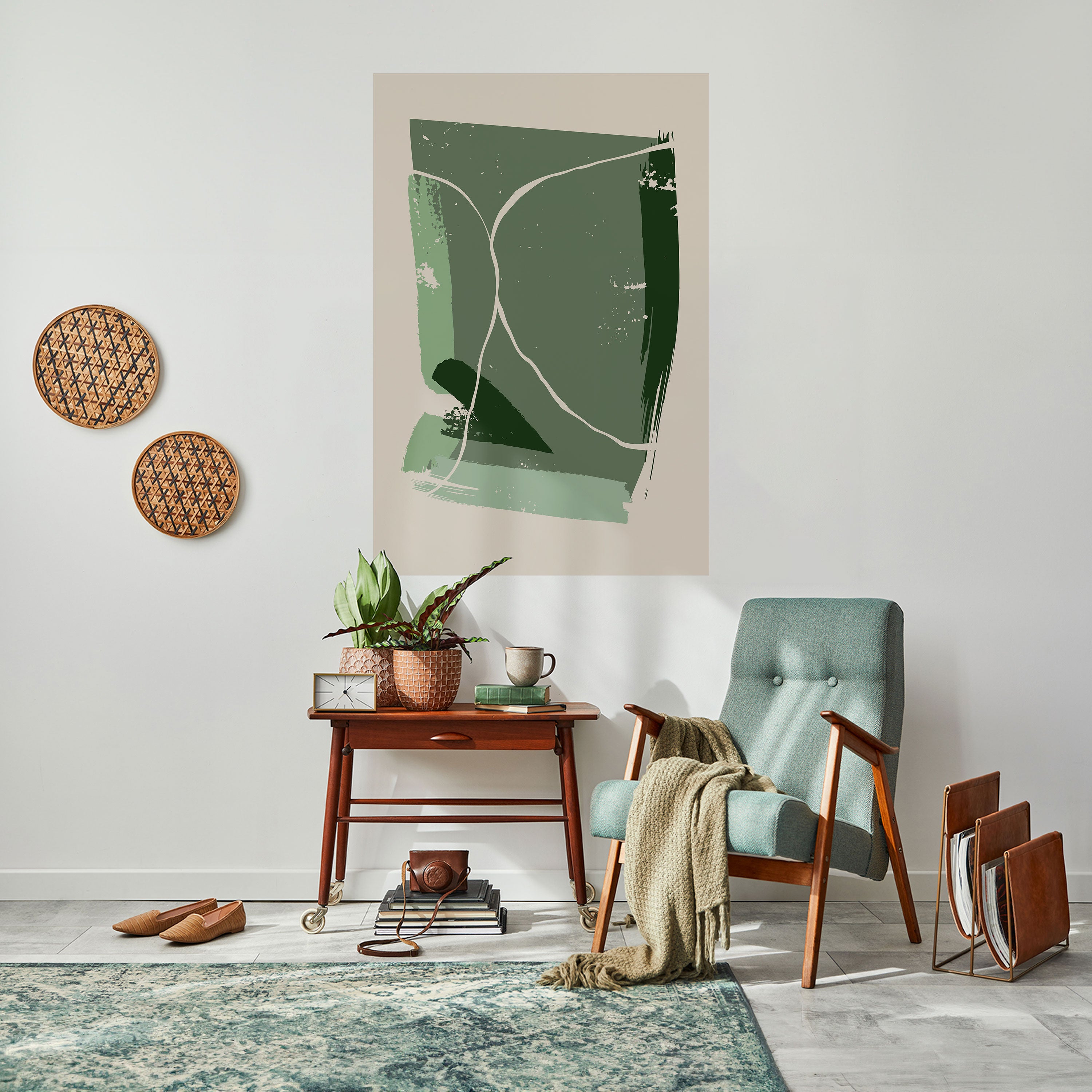 VERDANT HEAVEN Peel and Stick Vertical Poster