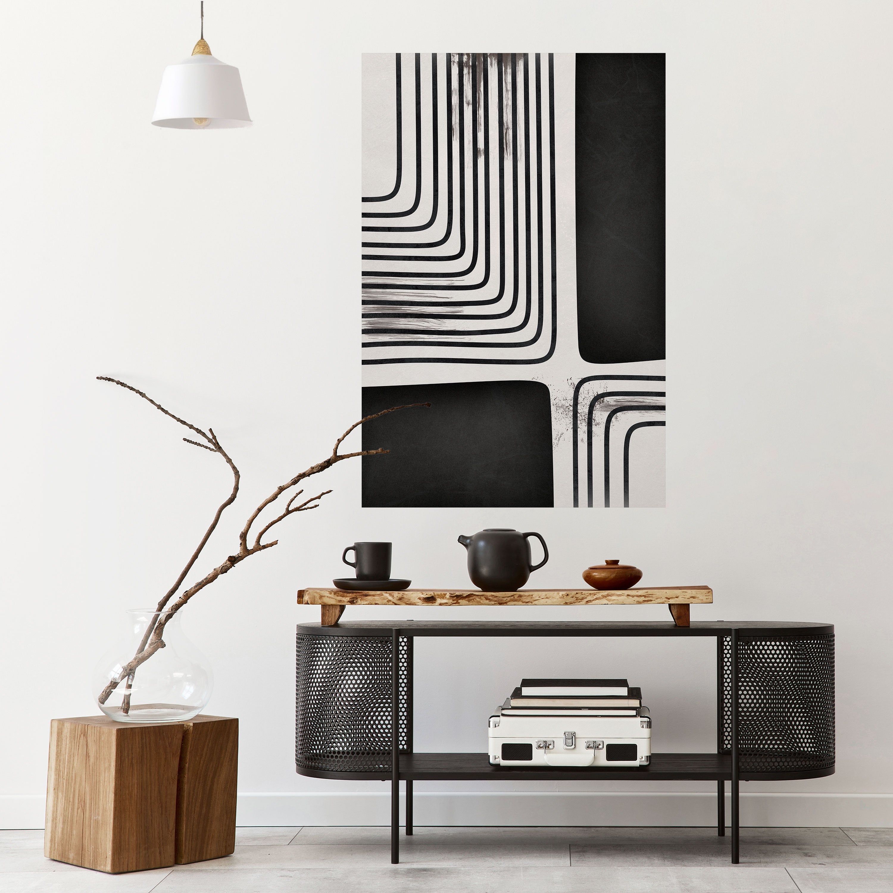 DARKSIDE OF THE LINE Peel and Stick Vertical Poster