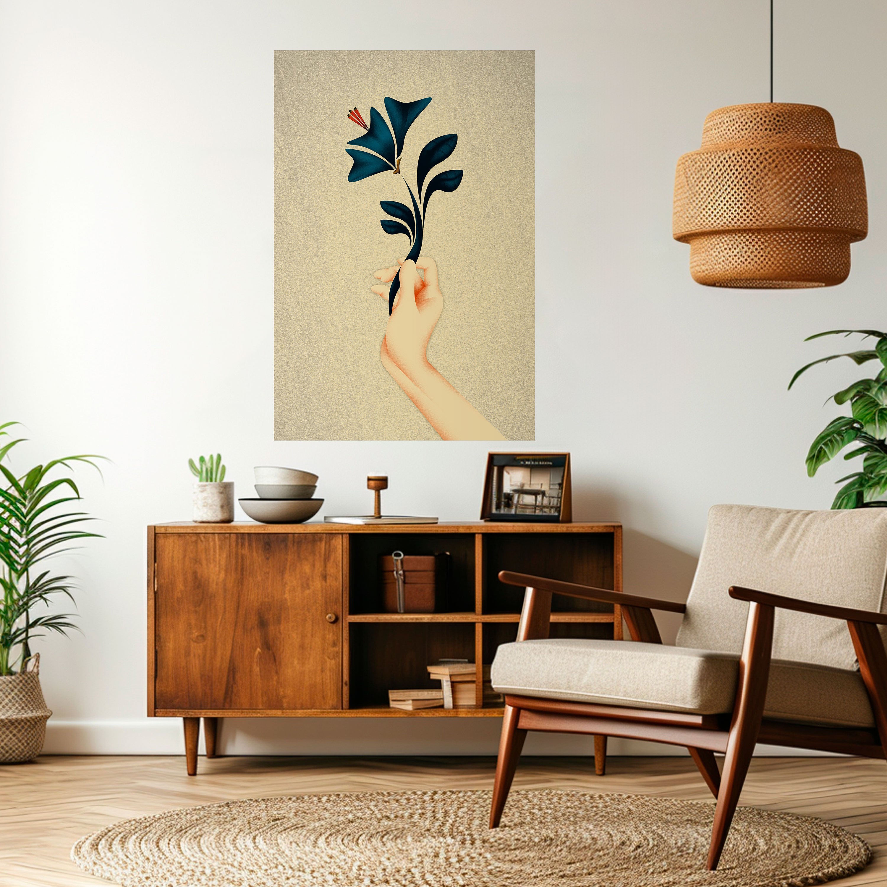 TAKE IT OR LEAF IT Peel and Stick Vertical Poster