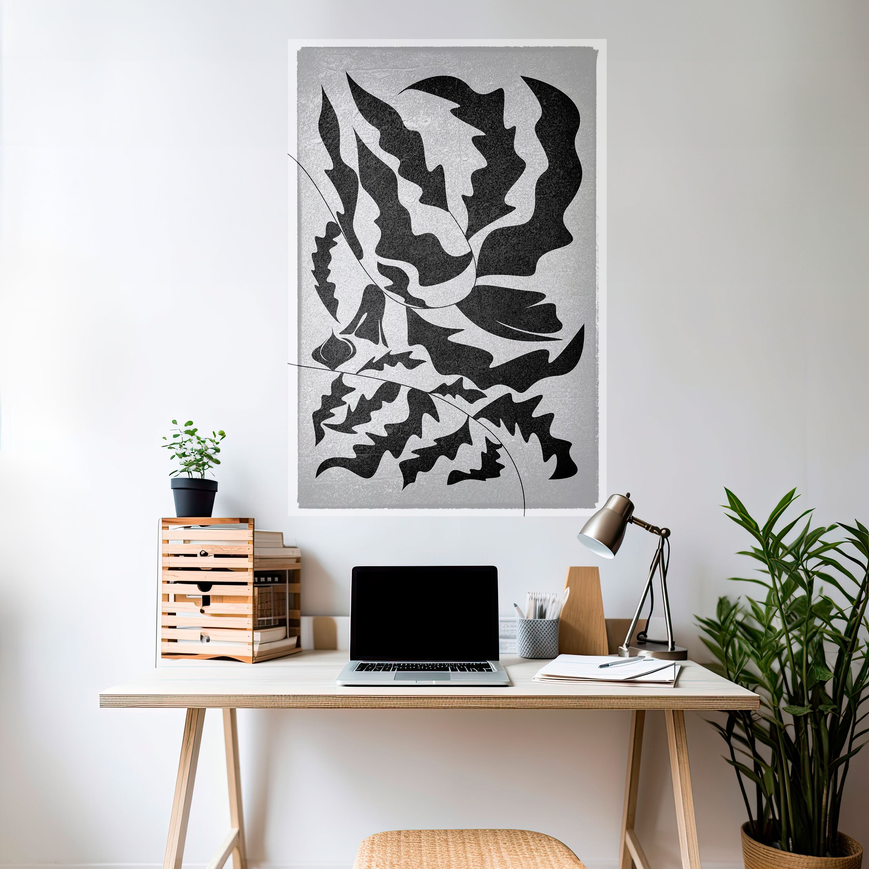 SHARP SHADOWS Peel and Stick Vertical Poster