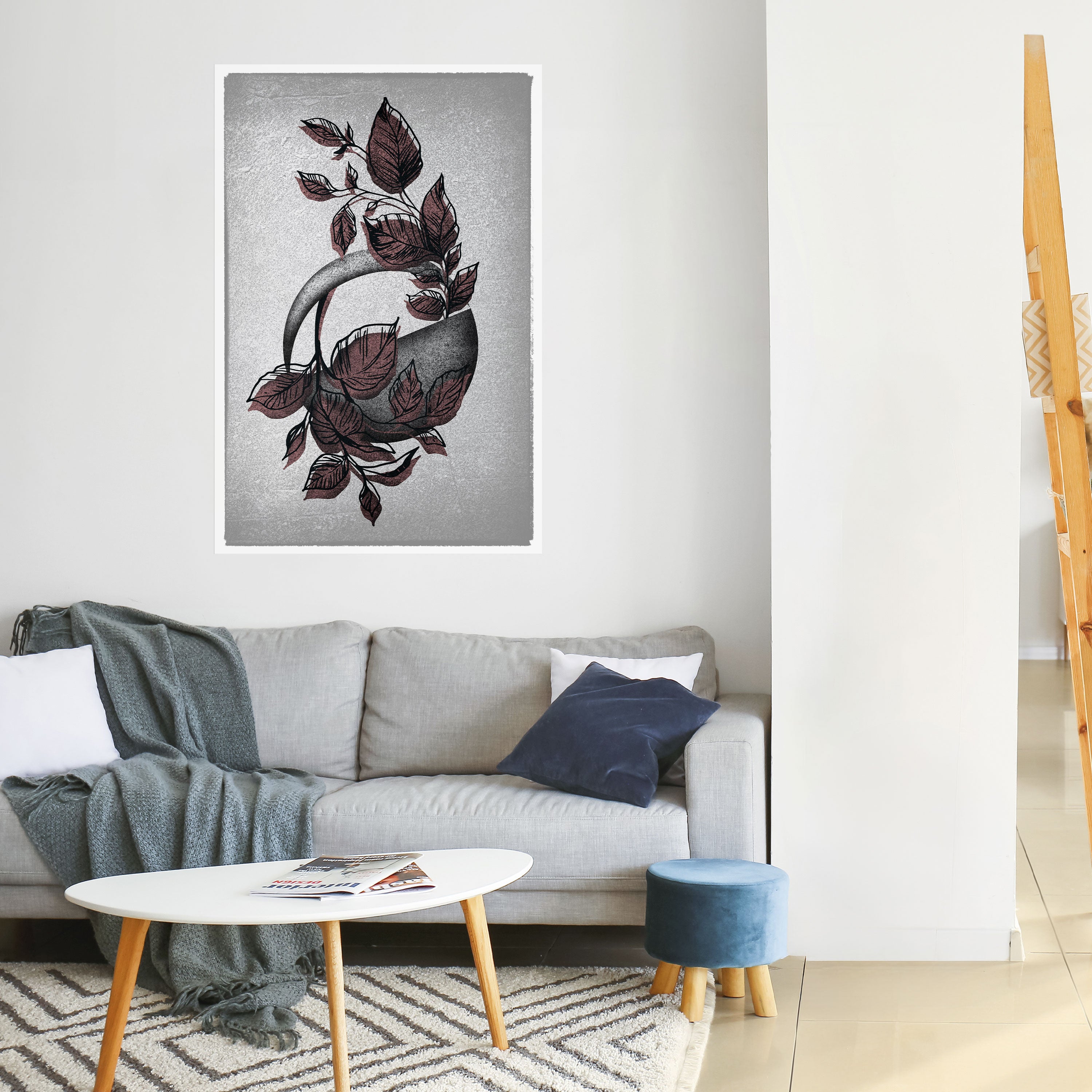 GRAPHIC WONDER Peel and Stick Vertical Poster