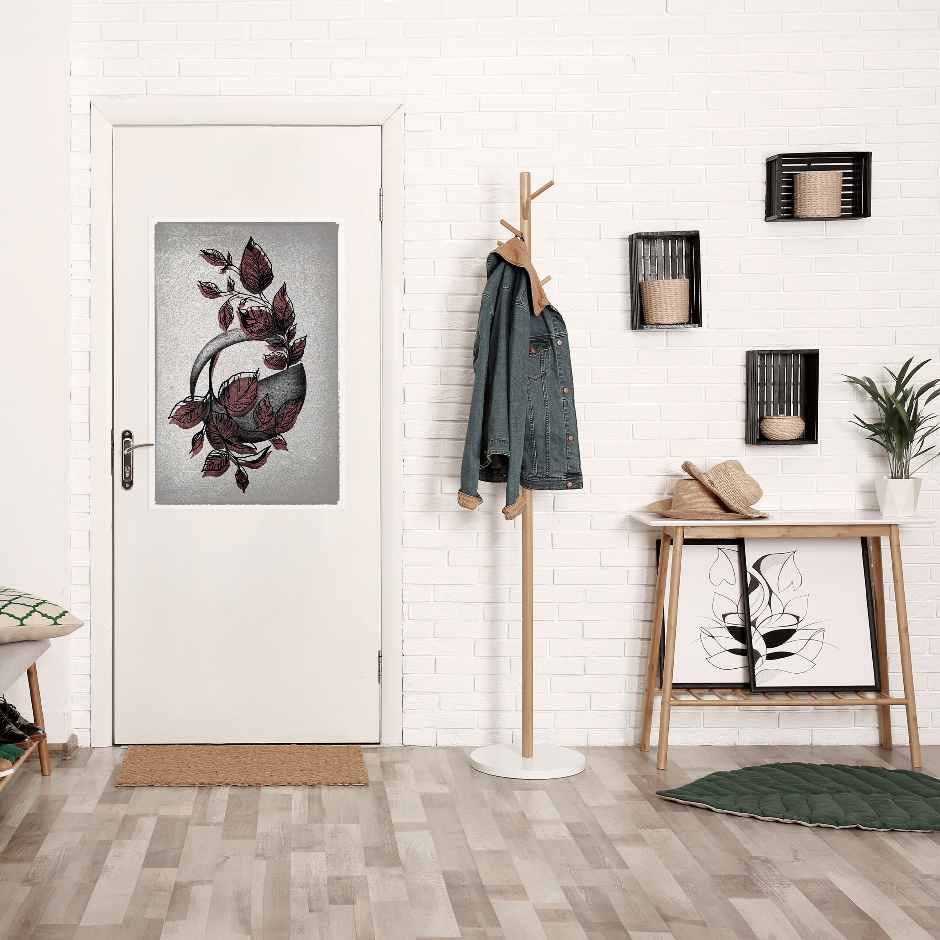 GRAPHIC WONDER Peel and Stick Vertical Poster