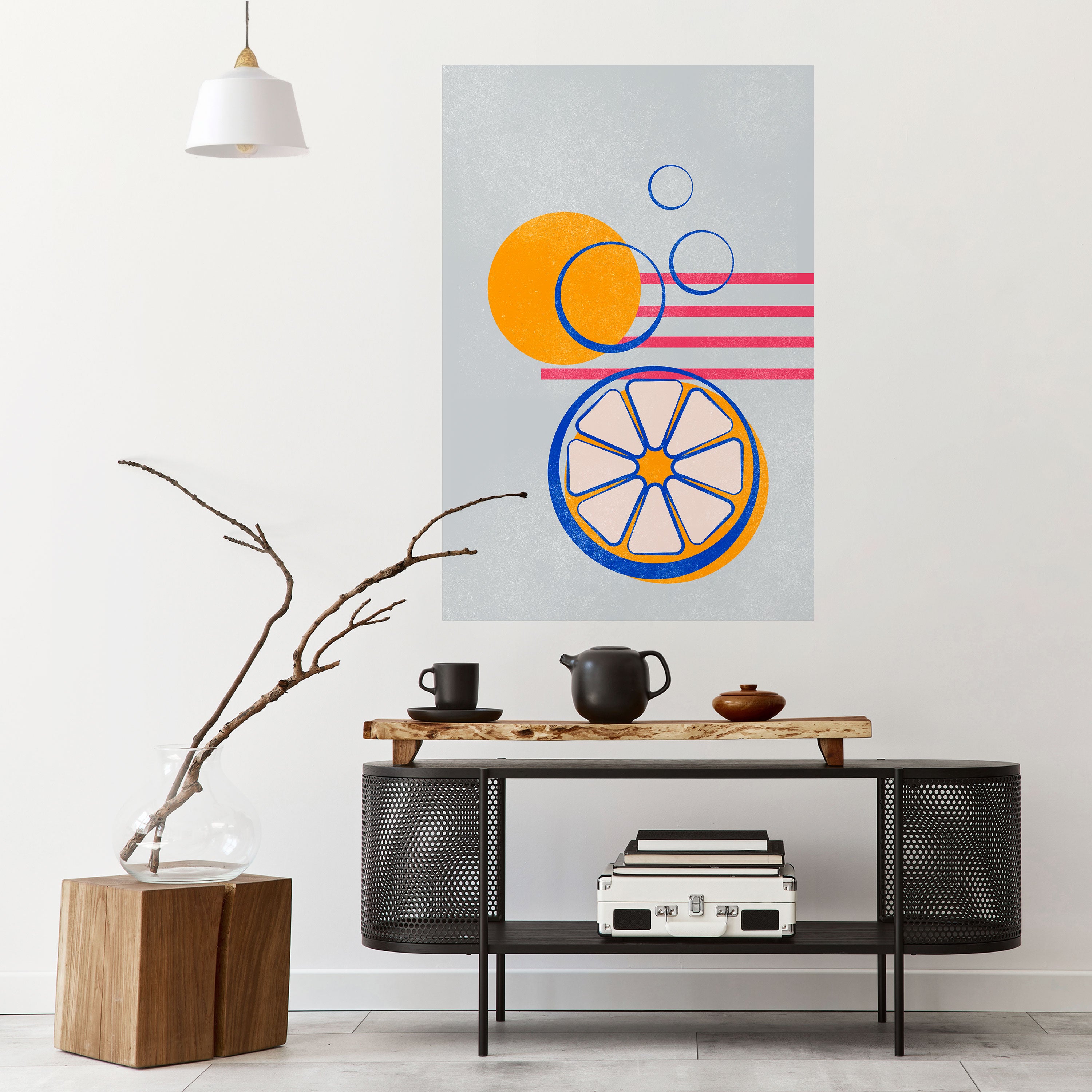 CITRUS SPARK Peel and Stick Vertical Poster