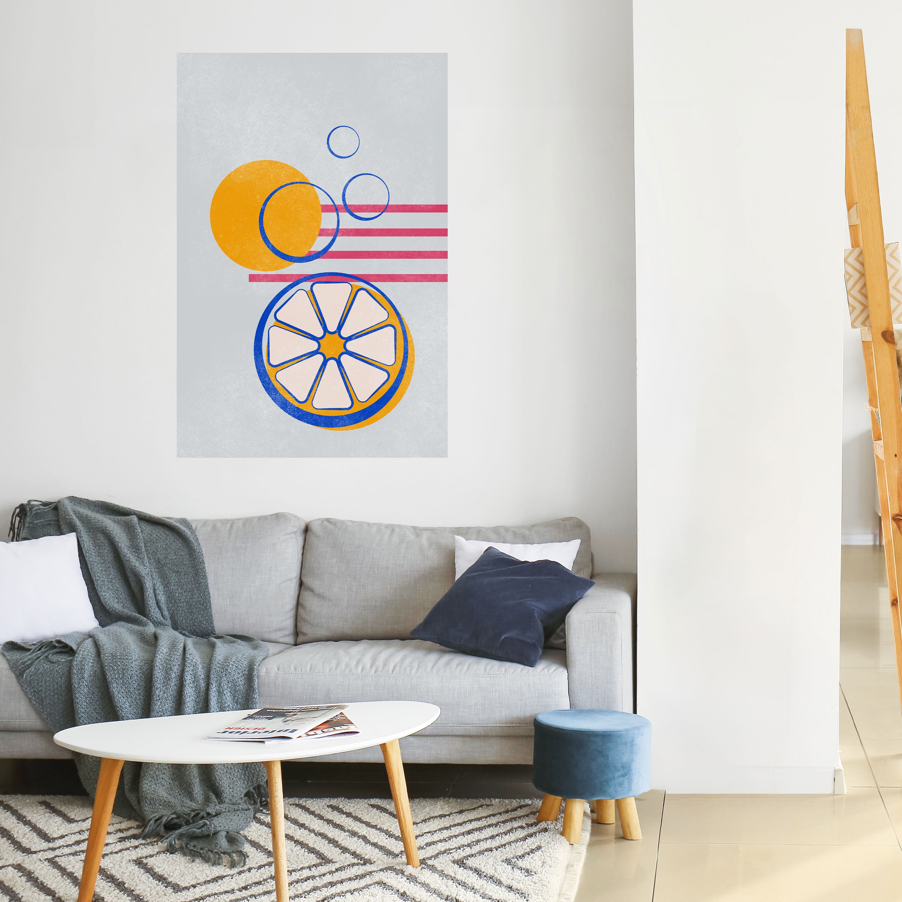 CITRUS SPARK Peel and Stick Vertical Poster