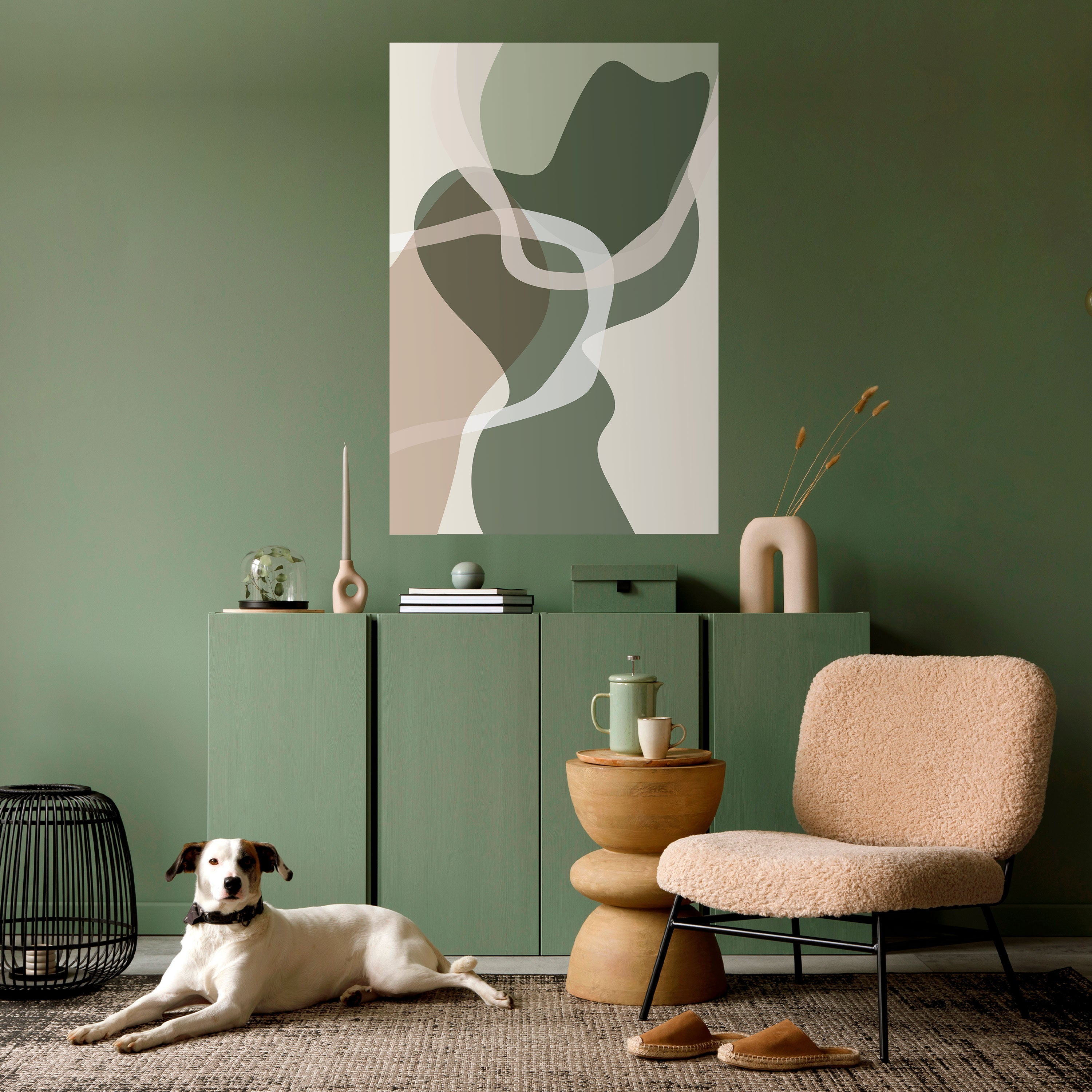ART OF GREEN Peel and Stick Vertical Poster