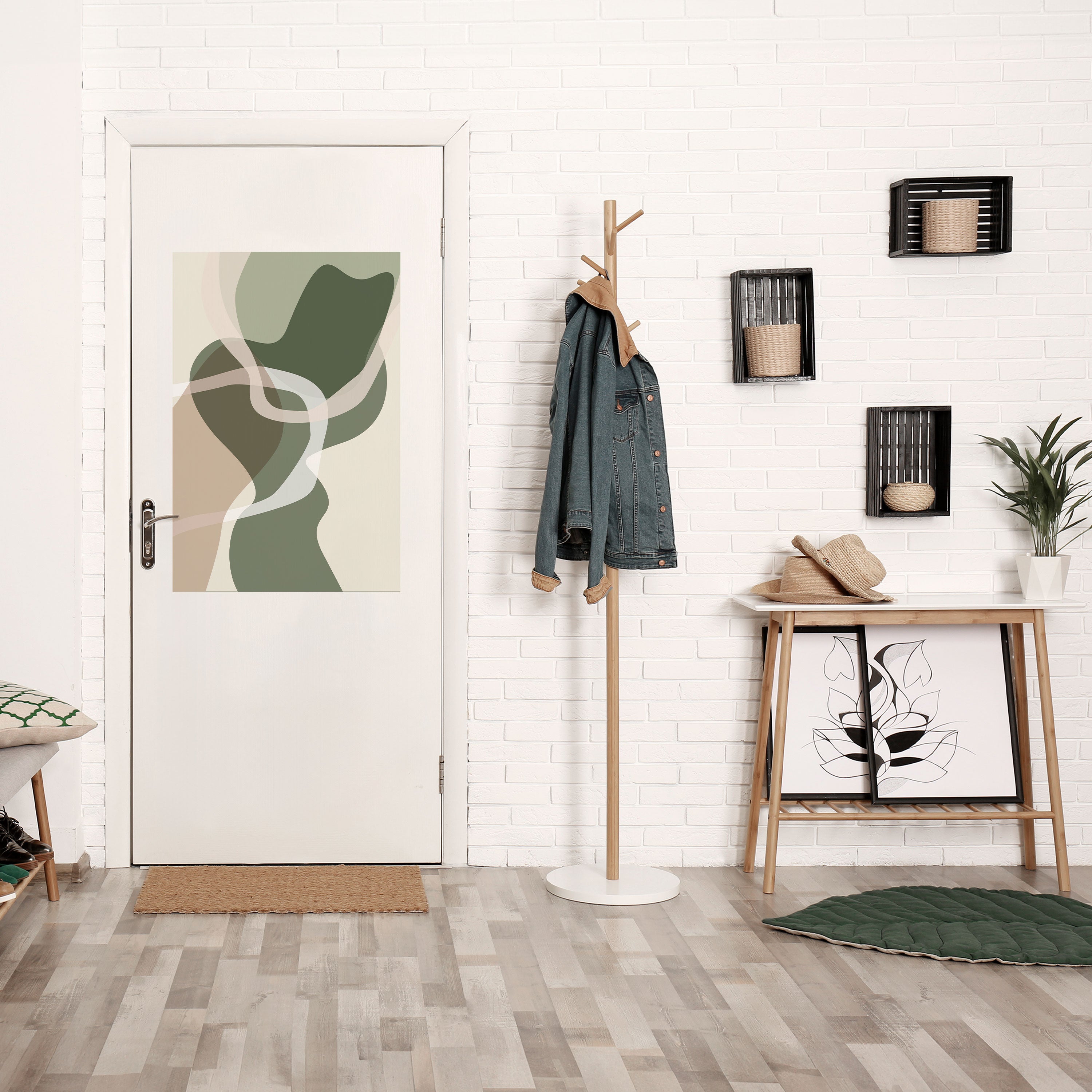 ART OF GREEN Peel and Stick Vertical Poster