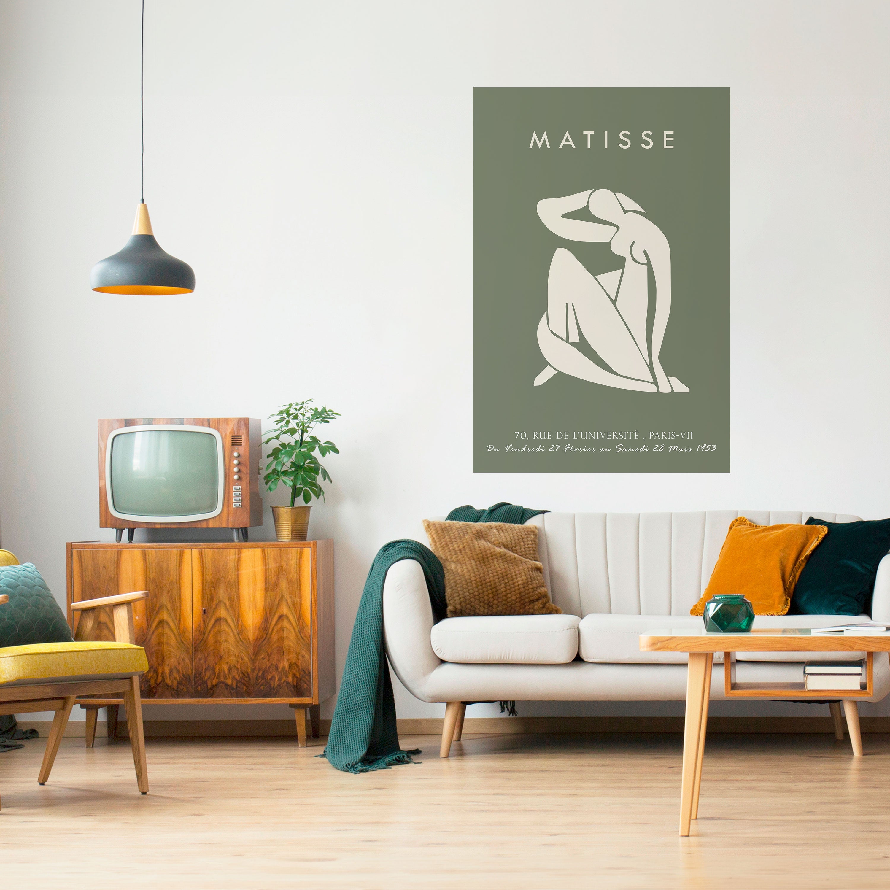 MATISSE NUDES Peel and Stick Vertical Poster