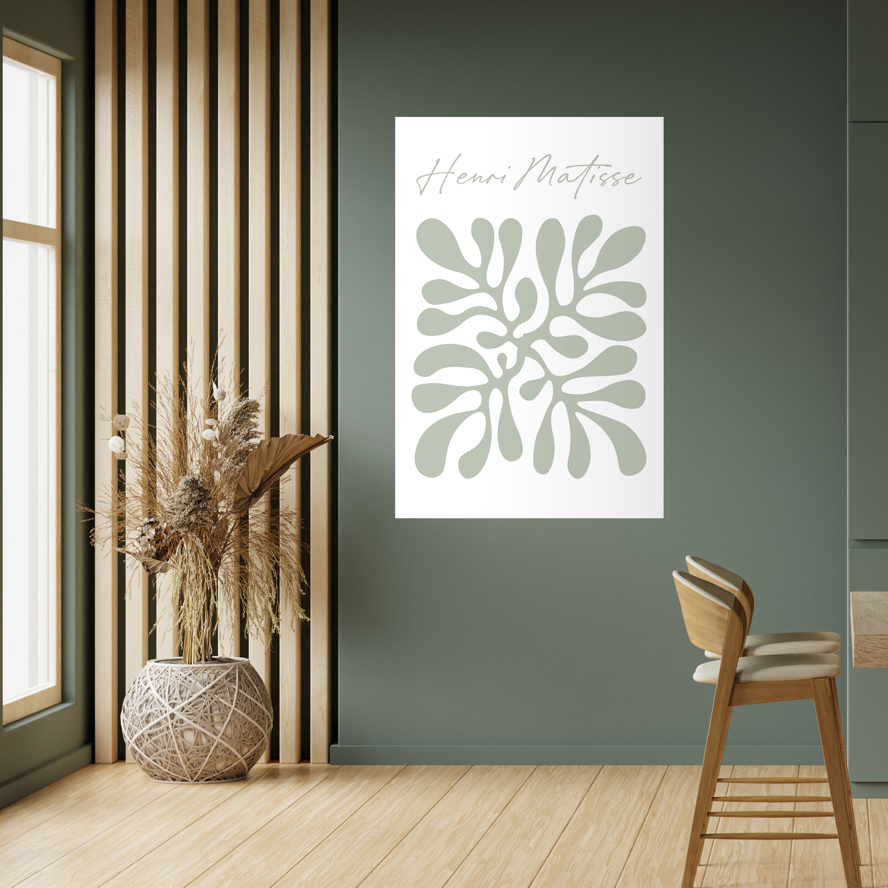 SHAPE OF MATISSE Peel and Stick Vertical Poster
