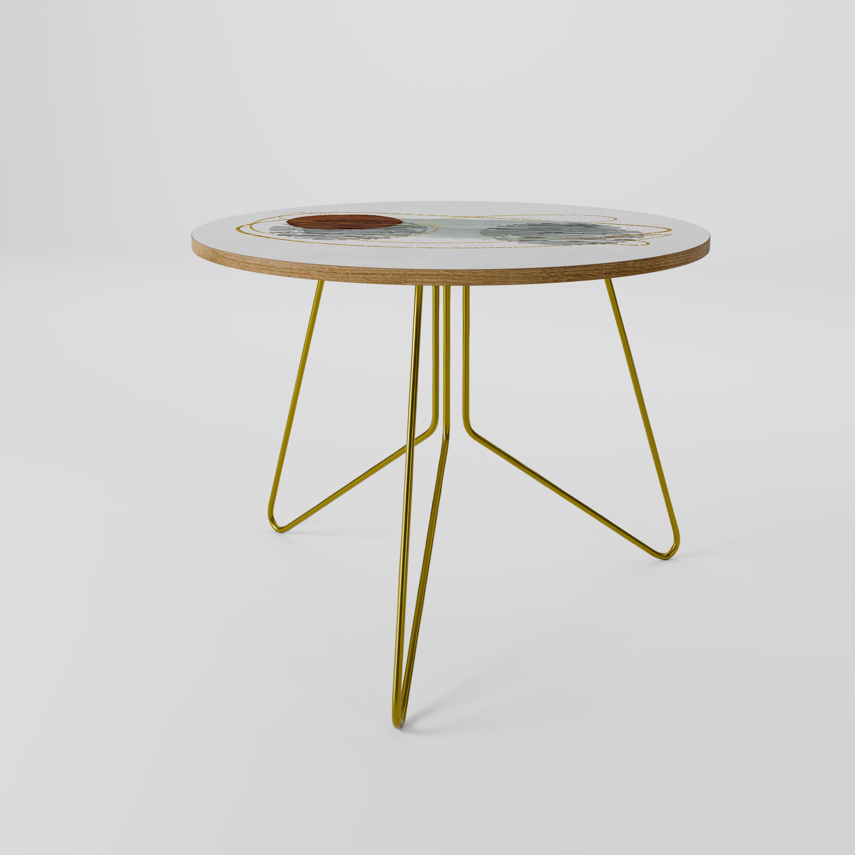 Mesa de centro 69 envuelta en molde