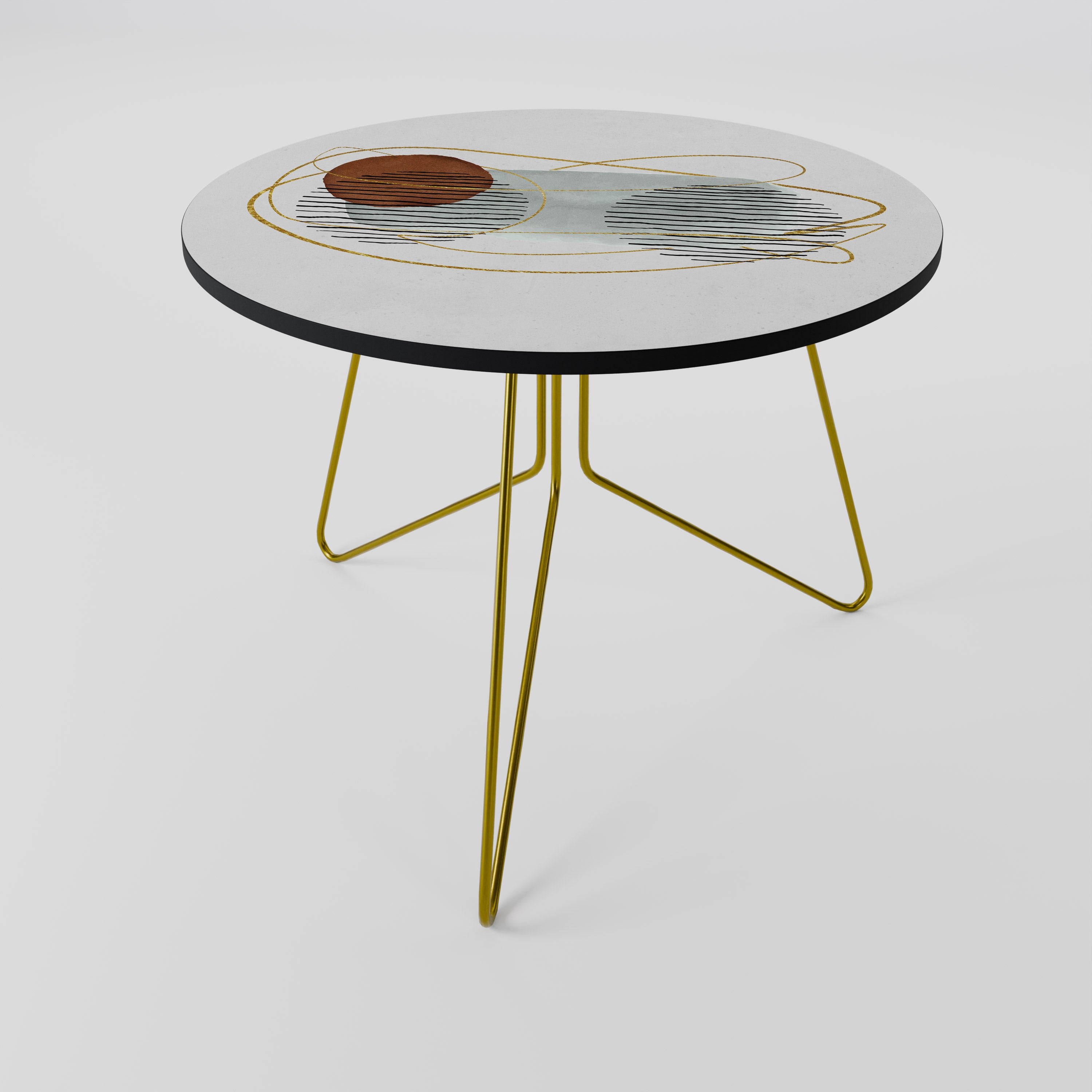 Mesa de centro 69 envuelta en molde