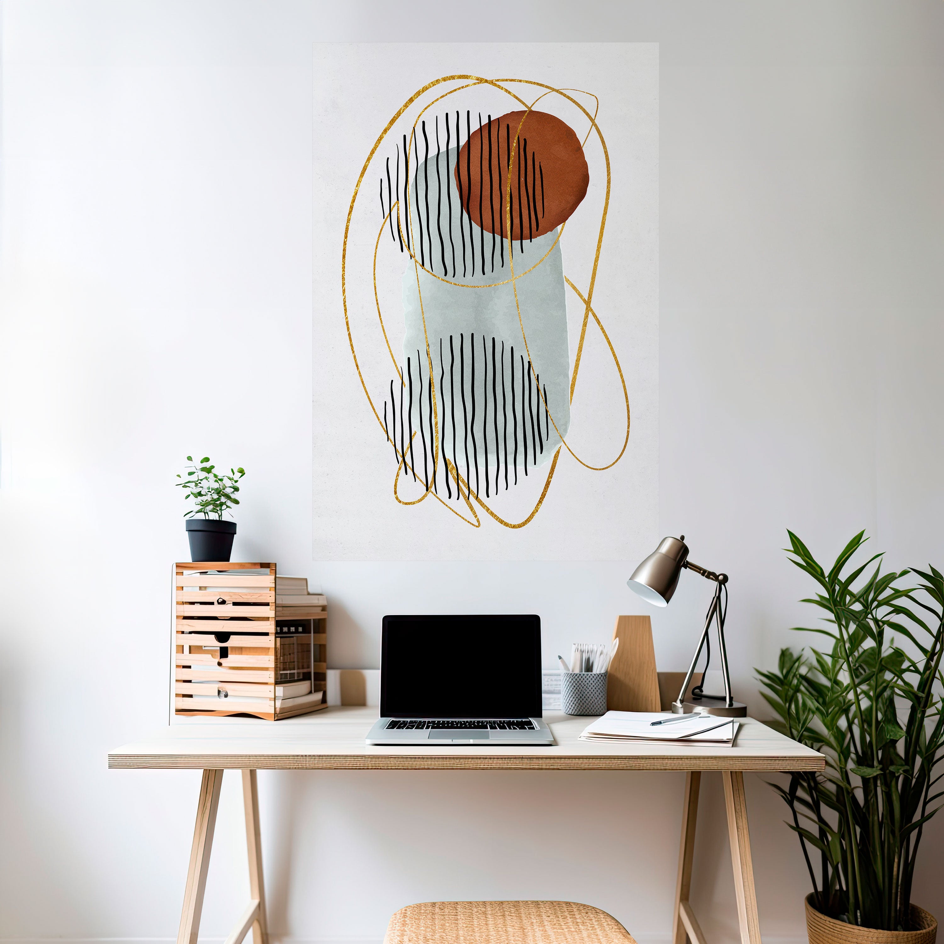 WRAPPED IN MOULD Peel and Stick Vertical Poster