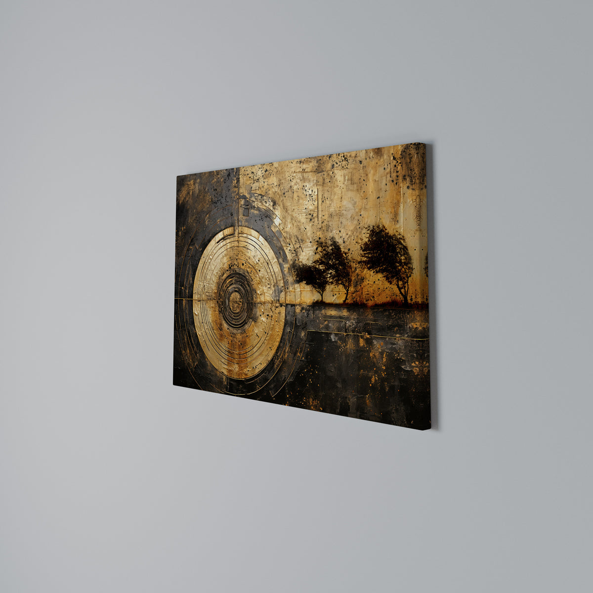 COPPERY EARTHQUAKE Cuadro en lienzo horizontal