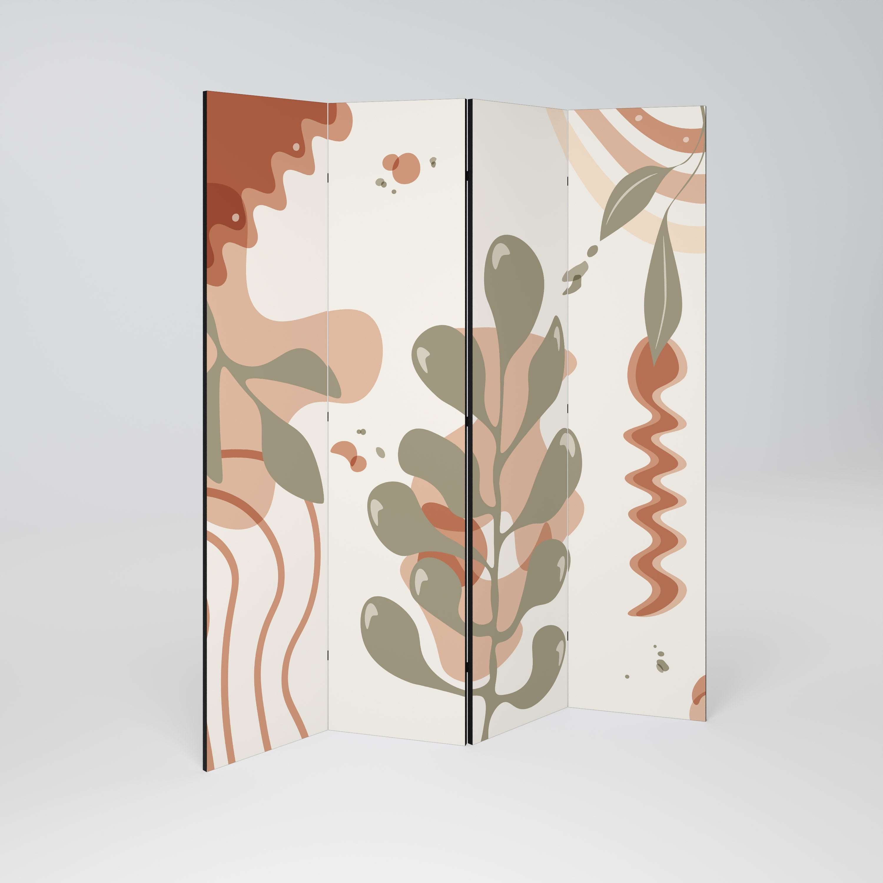 Biombo decorativo de 4 paneles ARTISTRY AURA