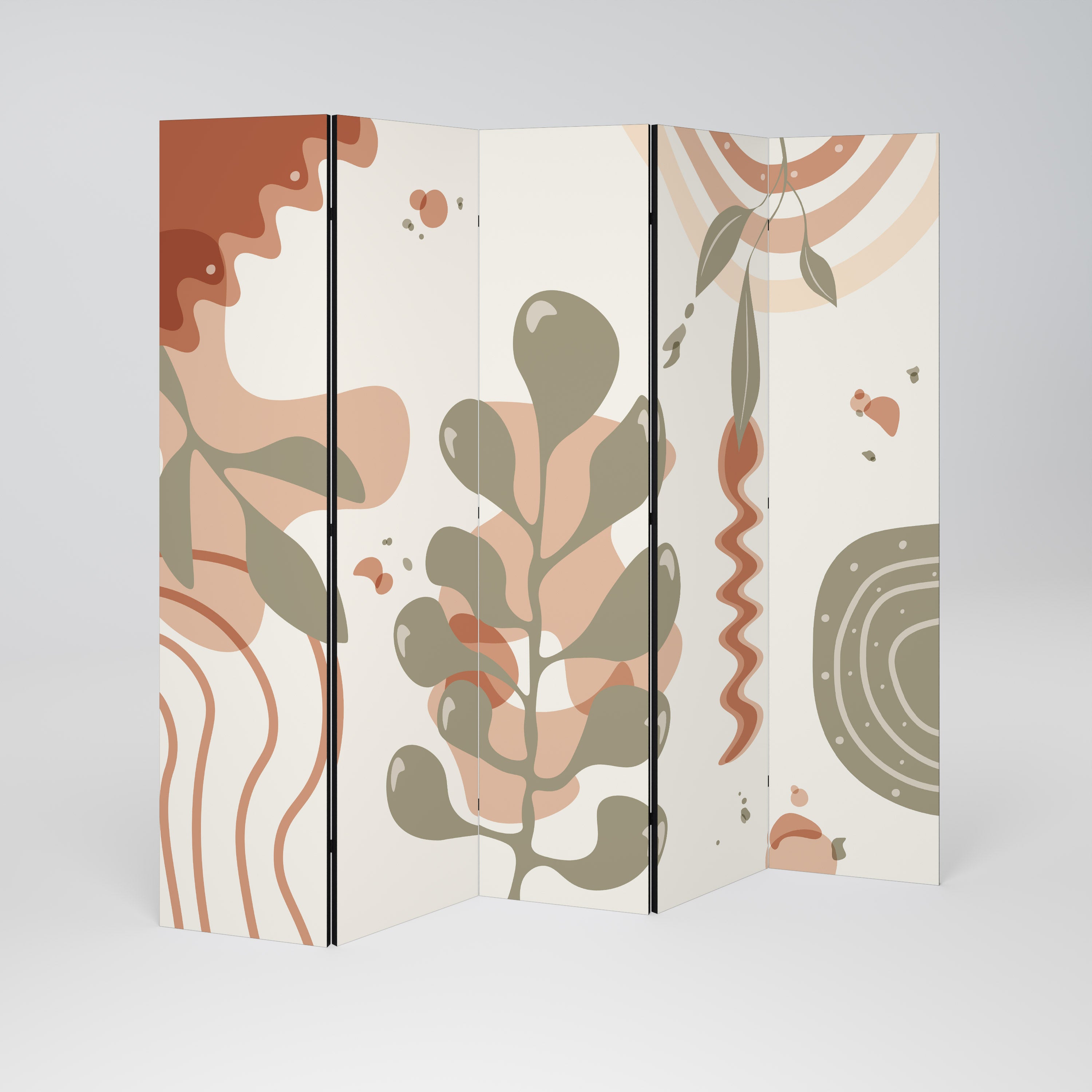 ARTISTRY AURA Decorative 5-Panel Room Divider