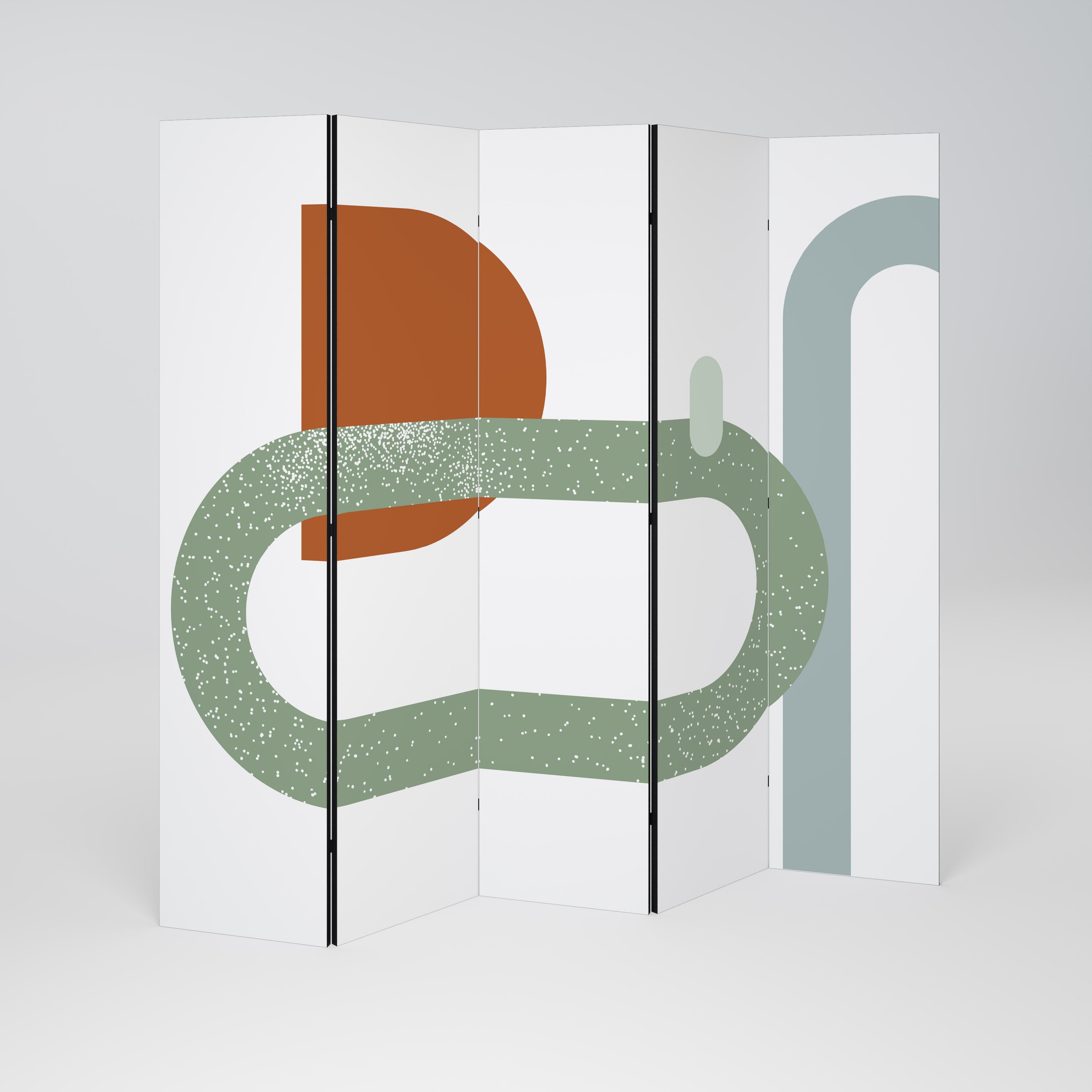 Biombo decorativo de 5 paneles ABRAZO DEL INFINITO